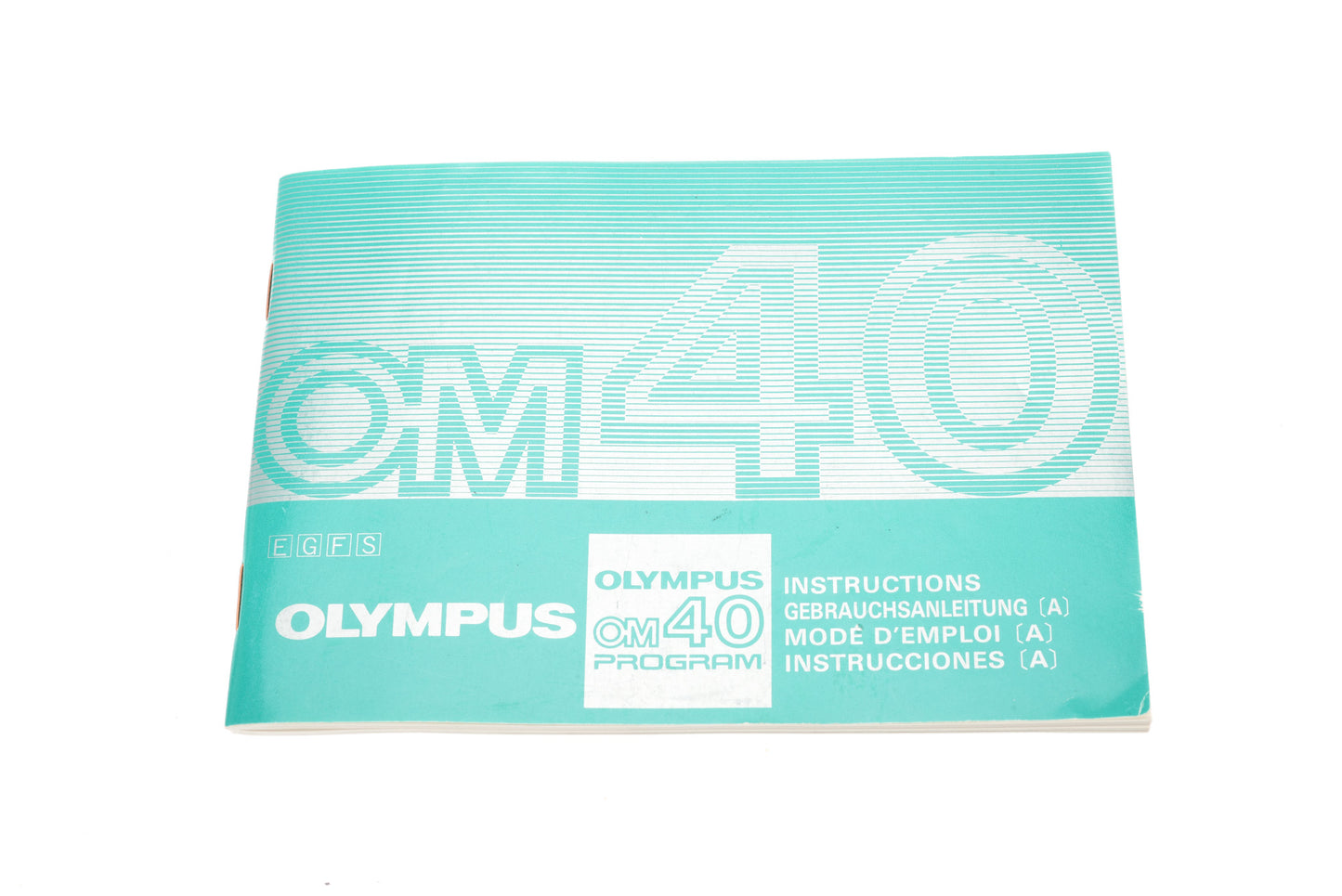 Olympus OM40 Instructions (A) - Accessory