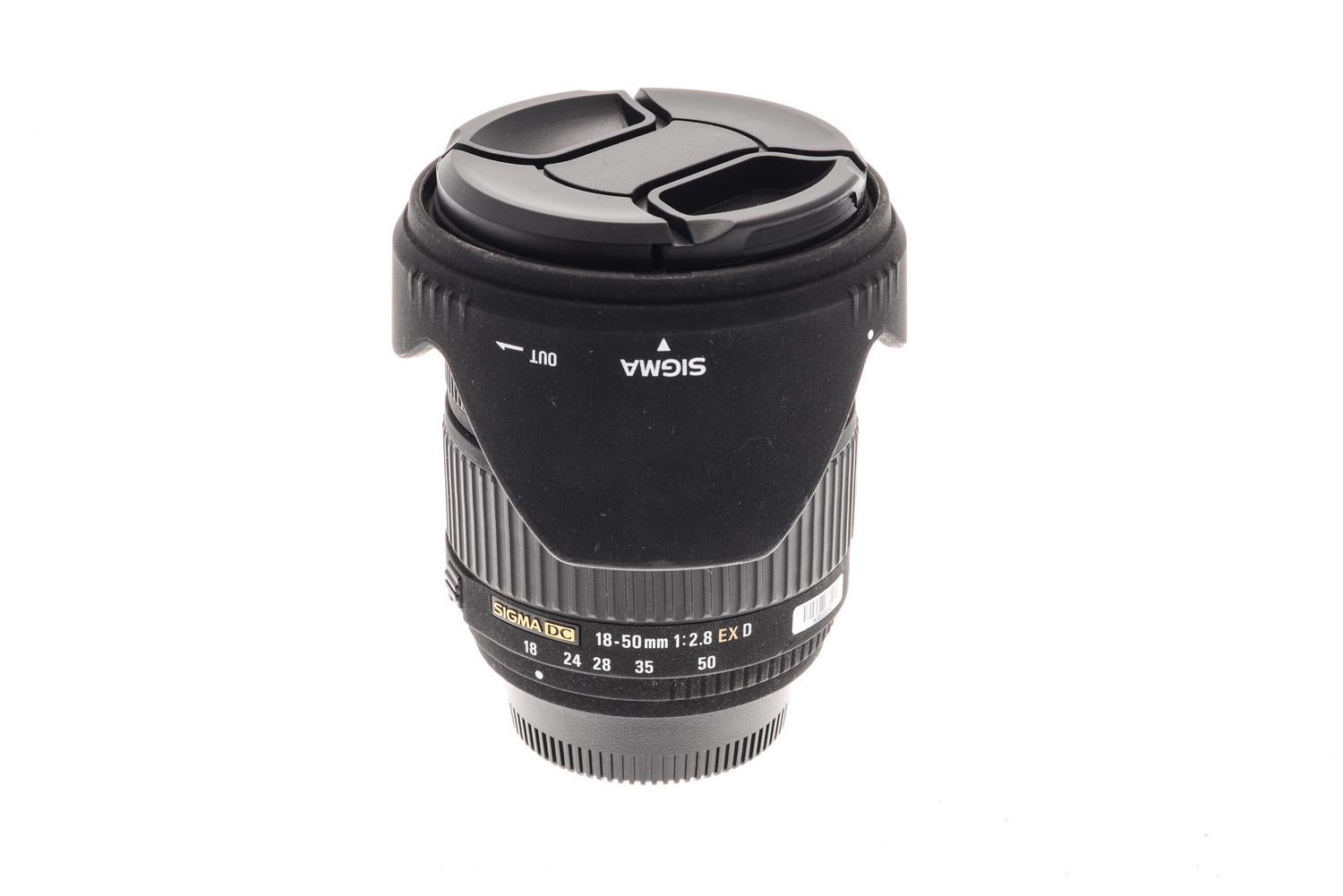 Sigma 18-50mm f2.8 DC EX (D) - Lens