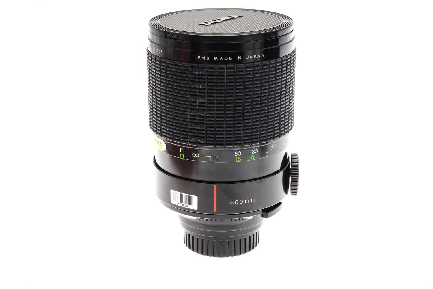 Sigma 600mm f8 Mirror-Telephoto Multi-Coated - Lens