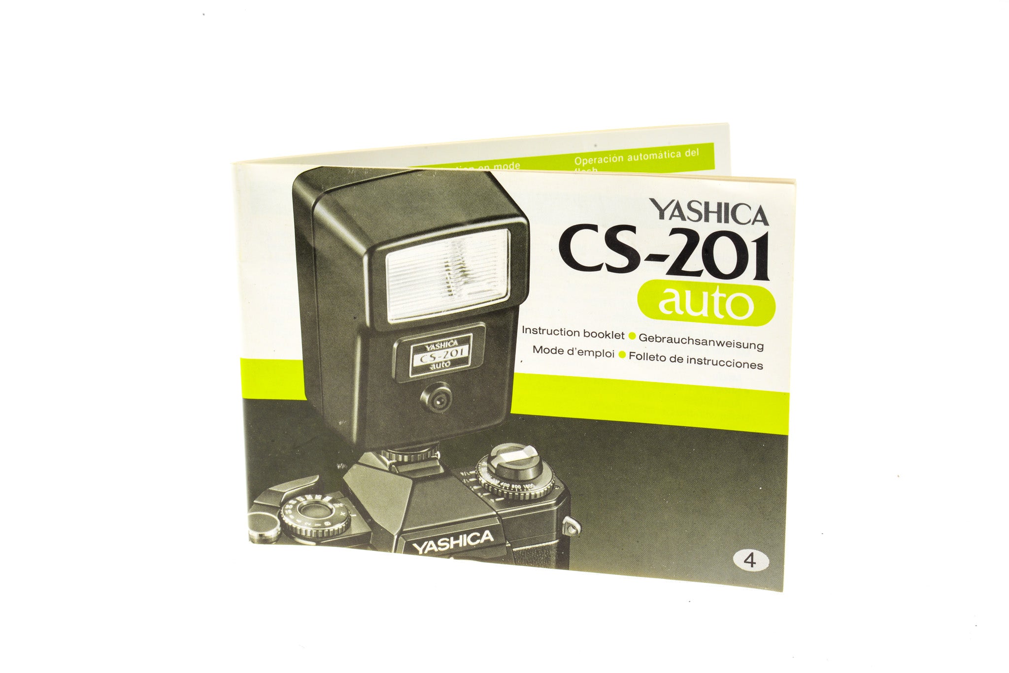 Yashica CS-201 Auto Instruction Manual – Kamerastore