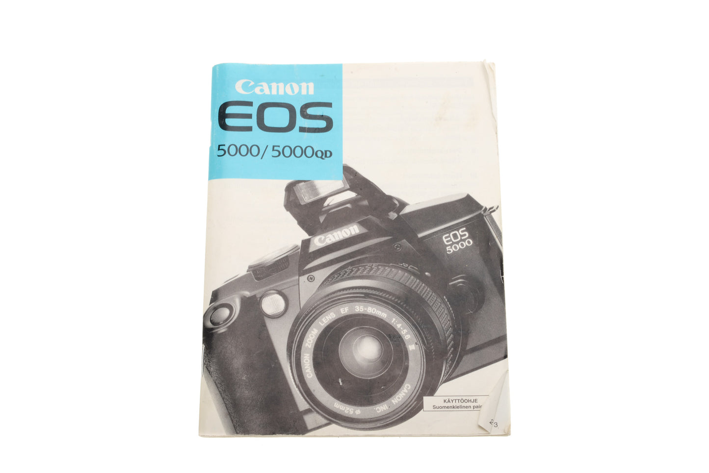 Canon EOS 5000/5000QD Instructions