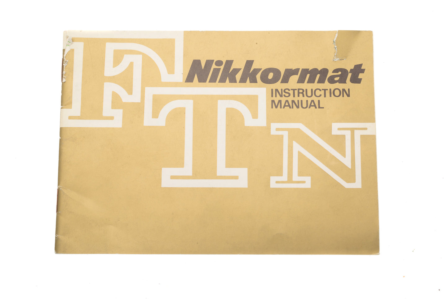 Nikon Nikkormat FTn Instructions