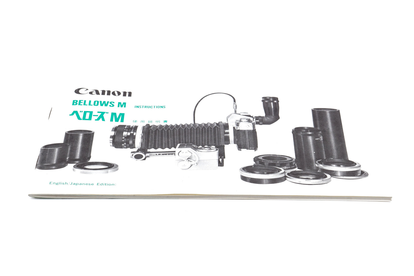 Canon M Bellows Instructions - Accessory