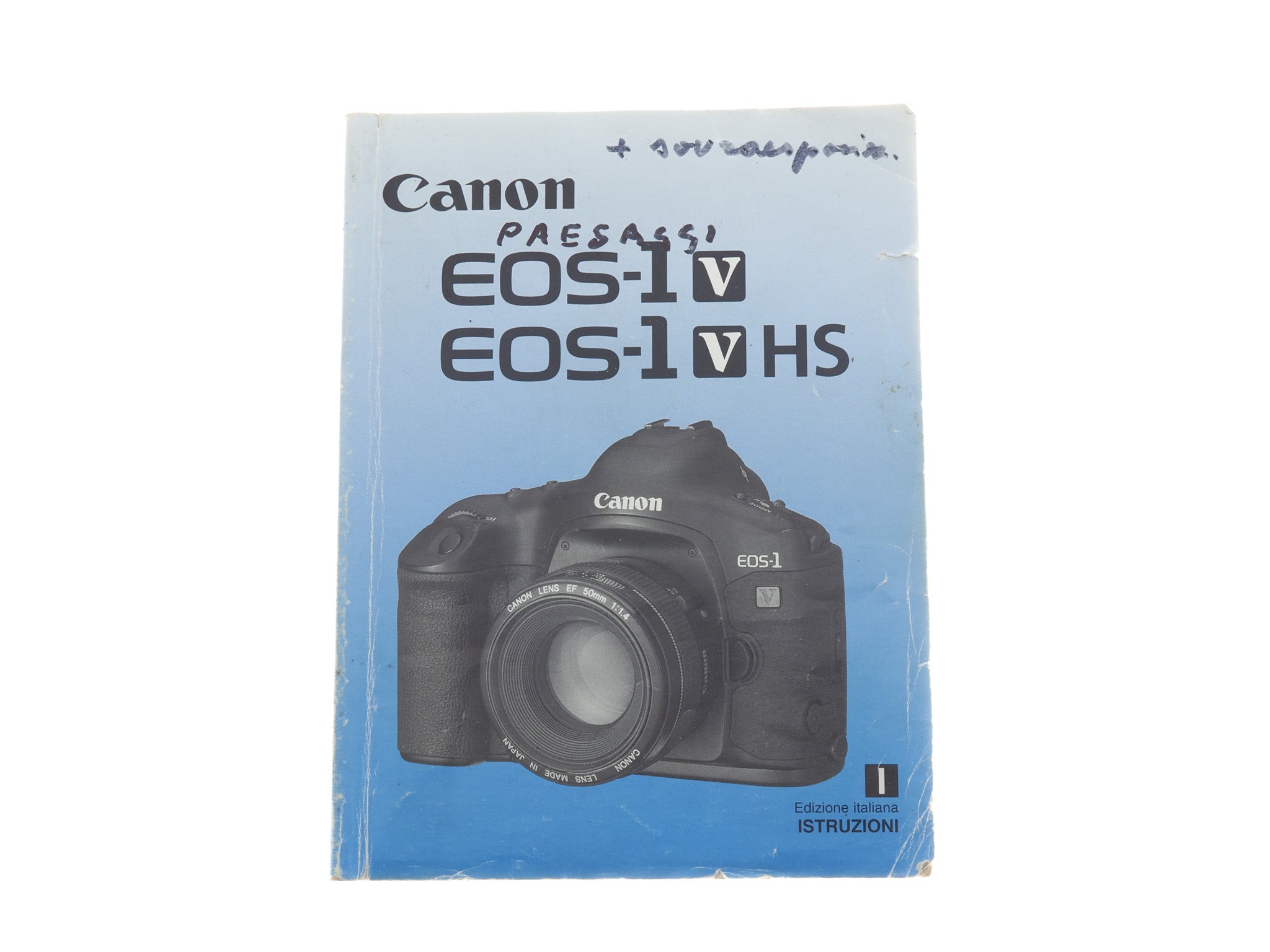 Canon EOS-1V / EOS-1V HS Instructions - Accessory – Kamerastore