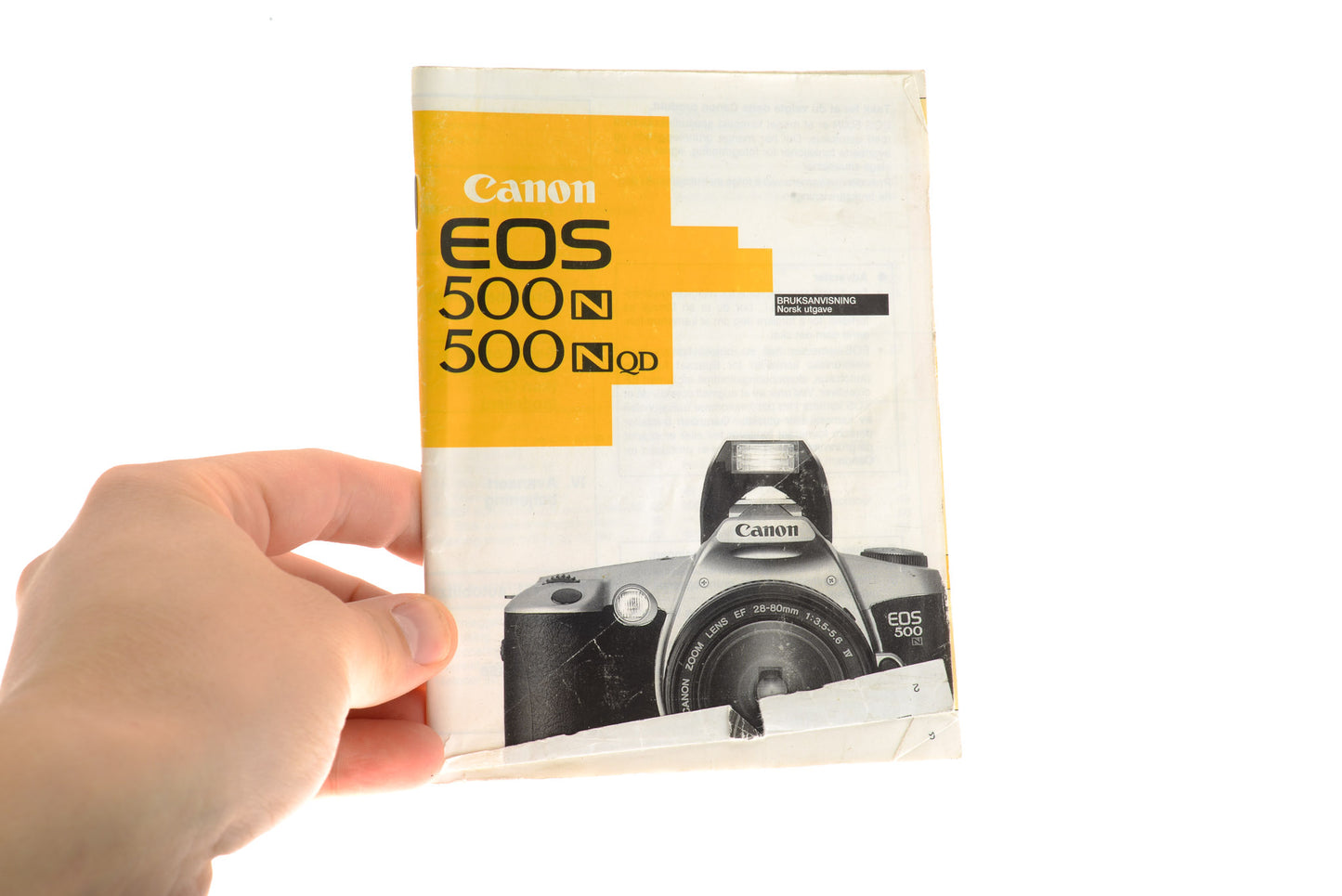 Canon EOS 500 N / 500 N QD Instructions