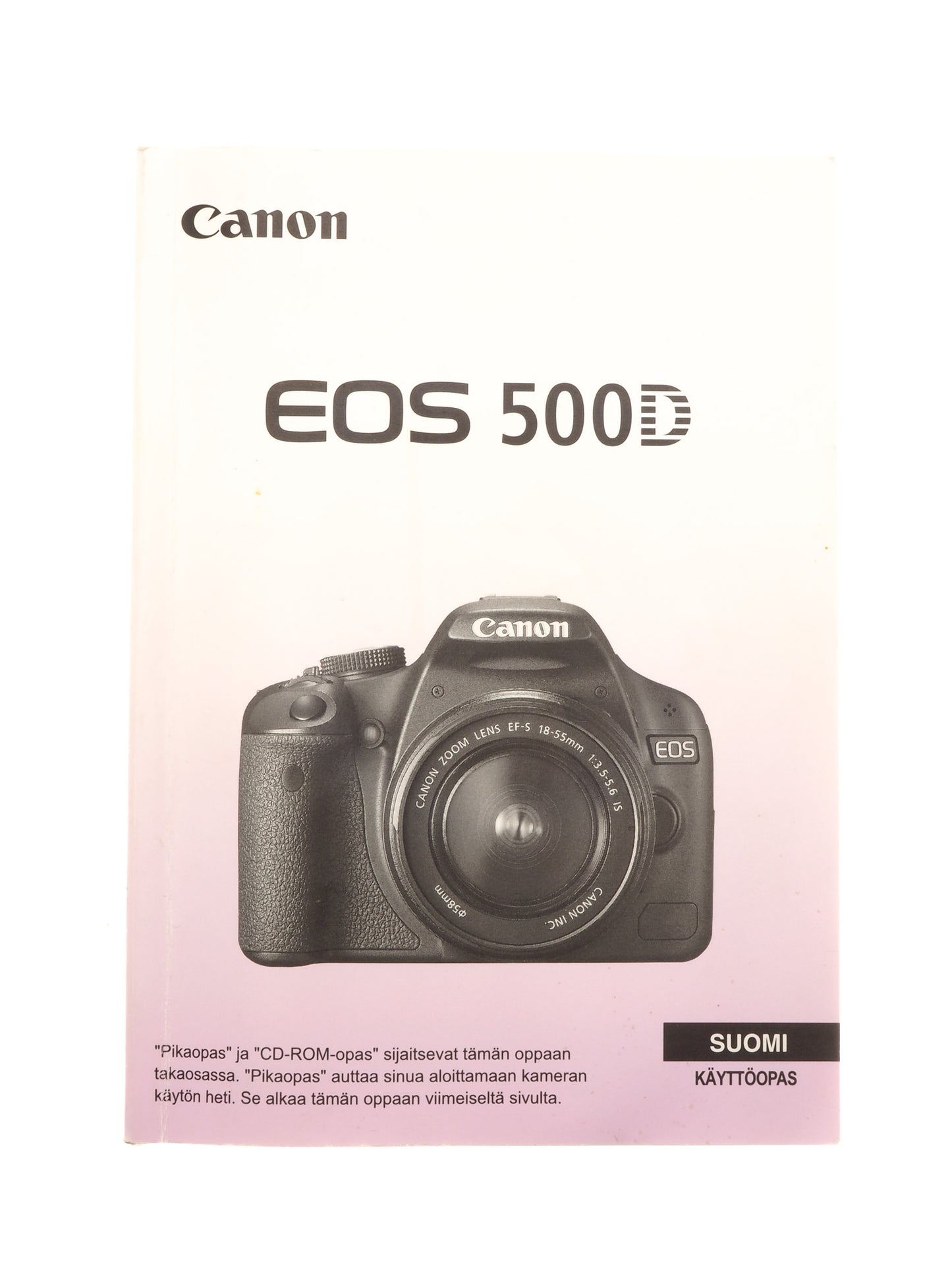 Canon EOS 500D Instructions - Accessory