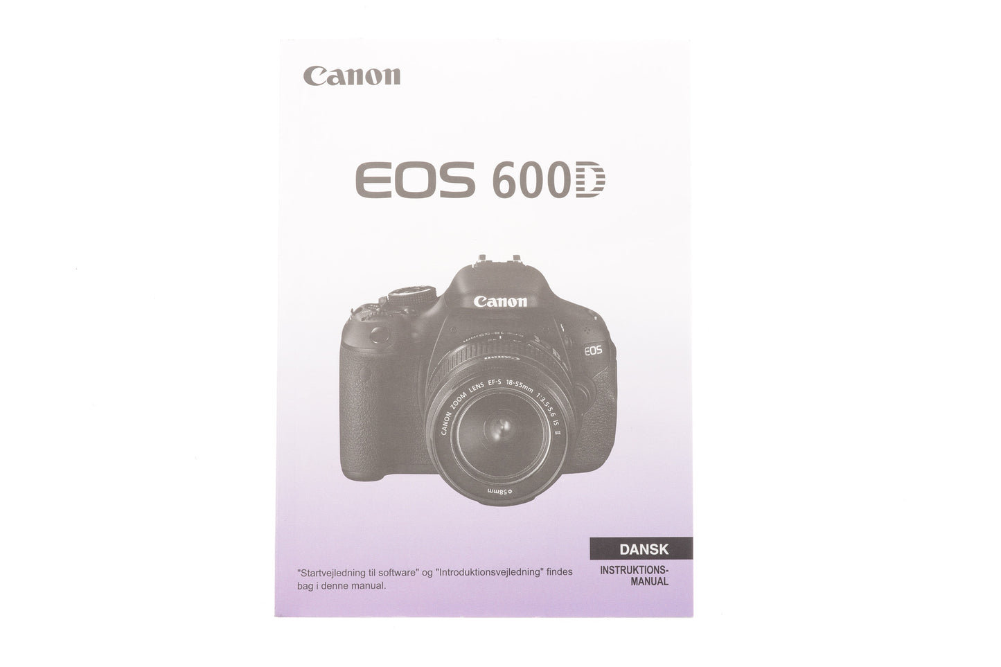 Canon EOS 600D Instructions - Accessory