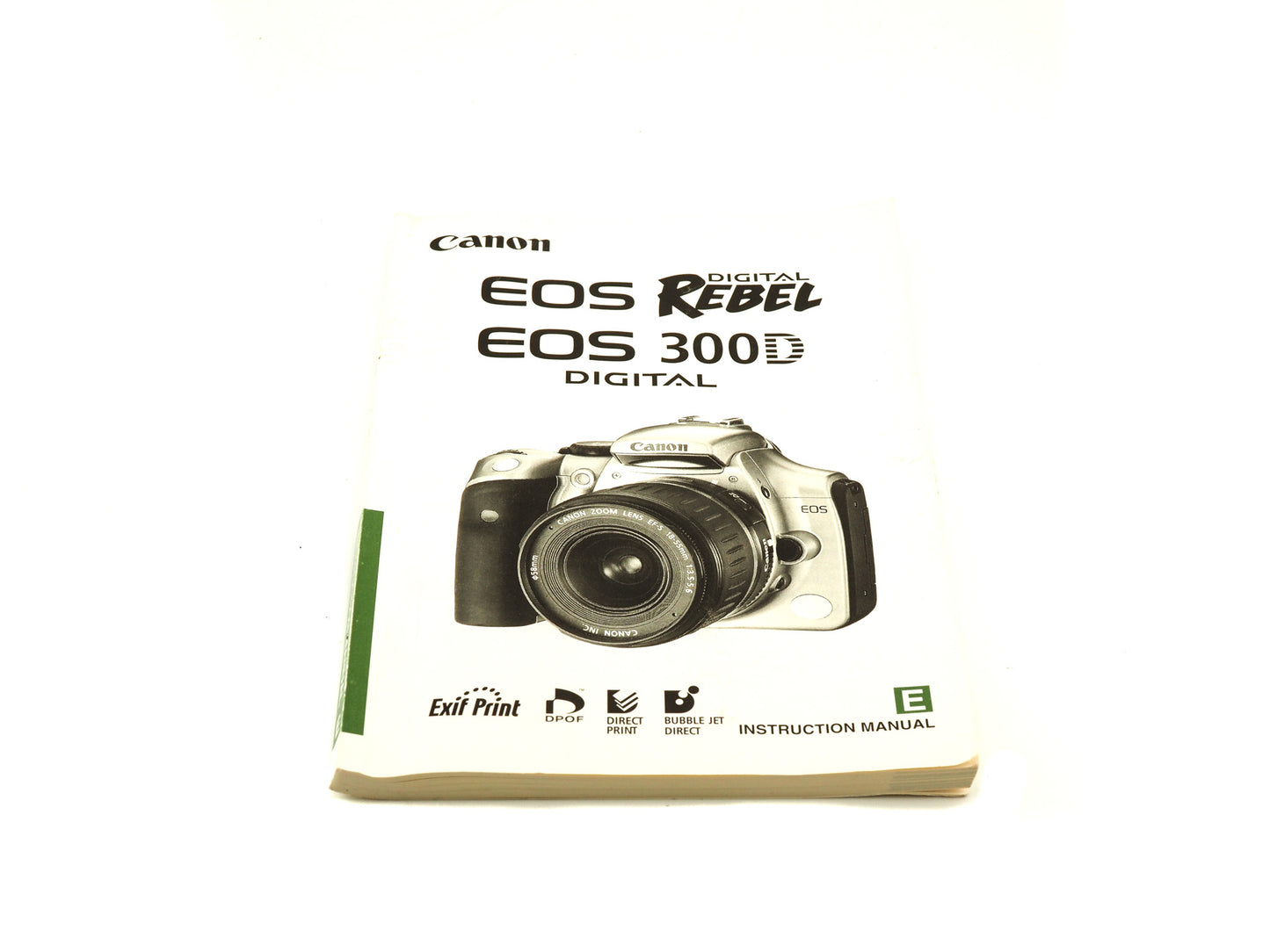 Canon EOS Digital Rebel / EOS 300D Digital Instructions - Accessory