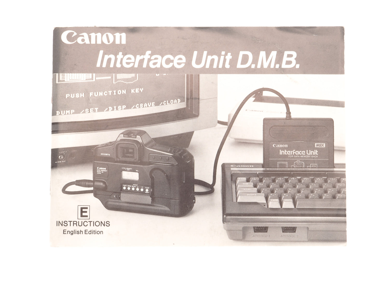 Canon Interface Unit D.M.B. Intructions - Accessory