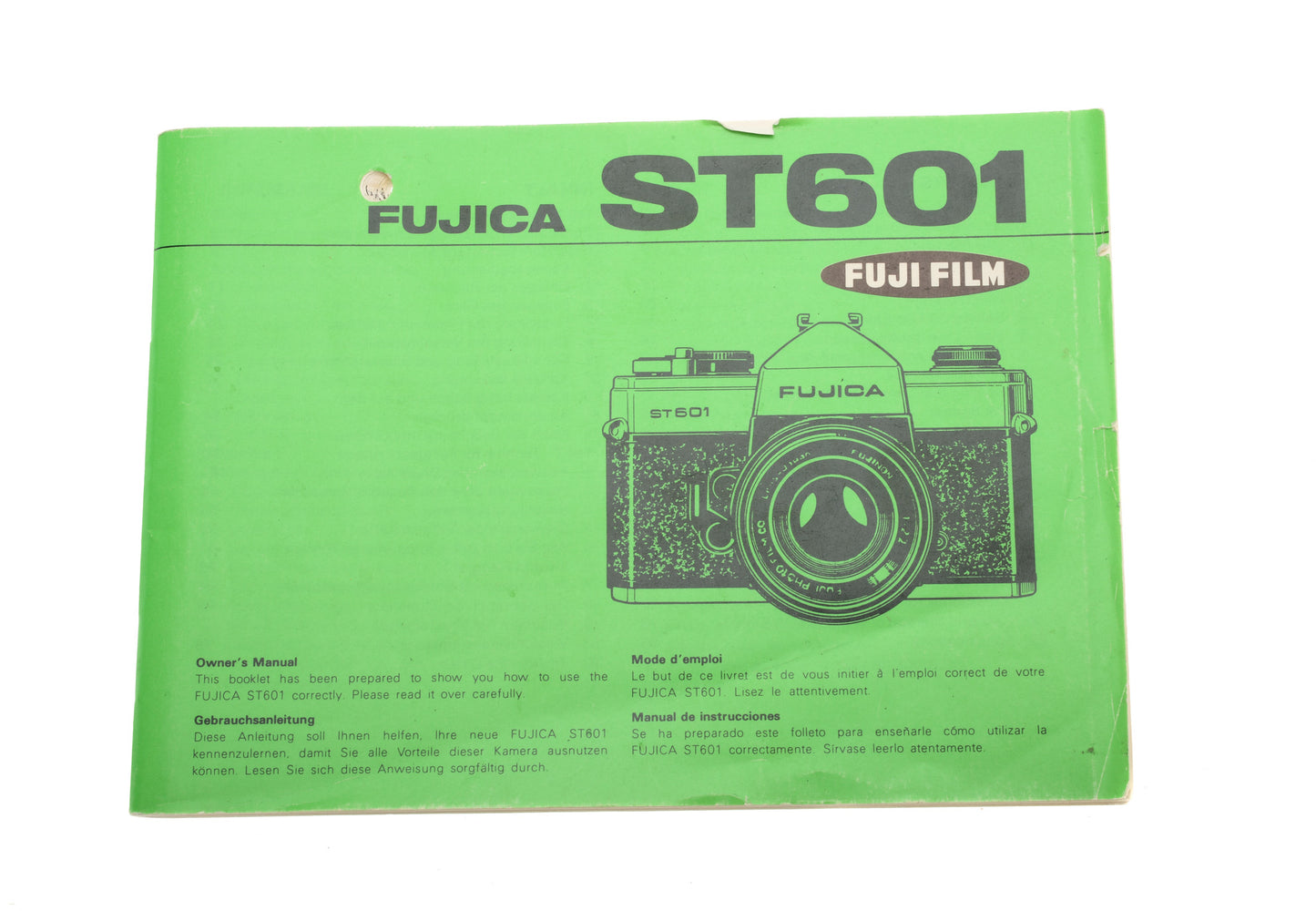 Fujica ST601 Instruction Manual