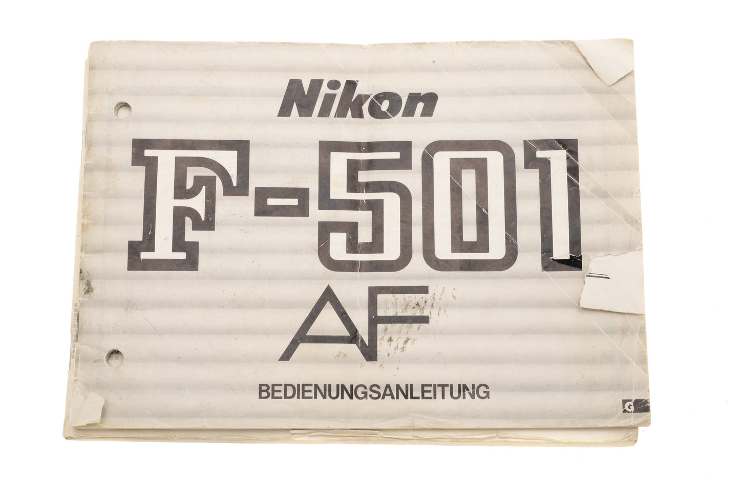 Nikon F-501 AF Instructions