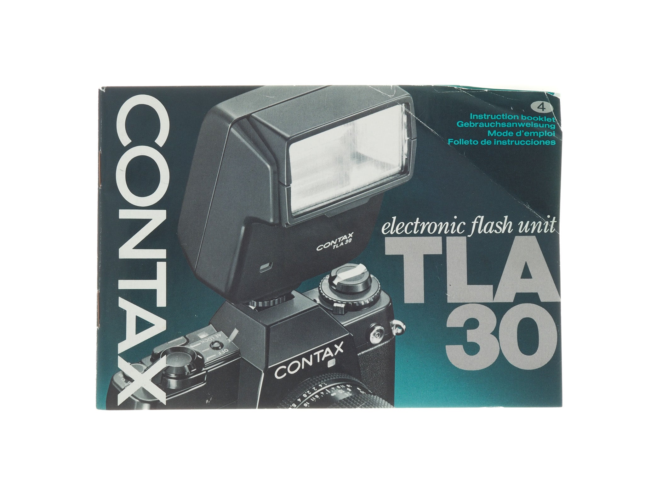 Contax TLA 30 Flash Unit Instructions - Accessory