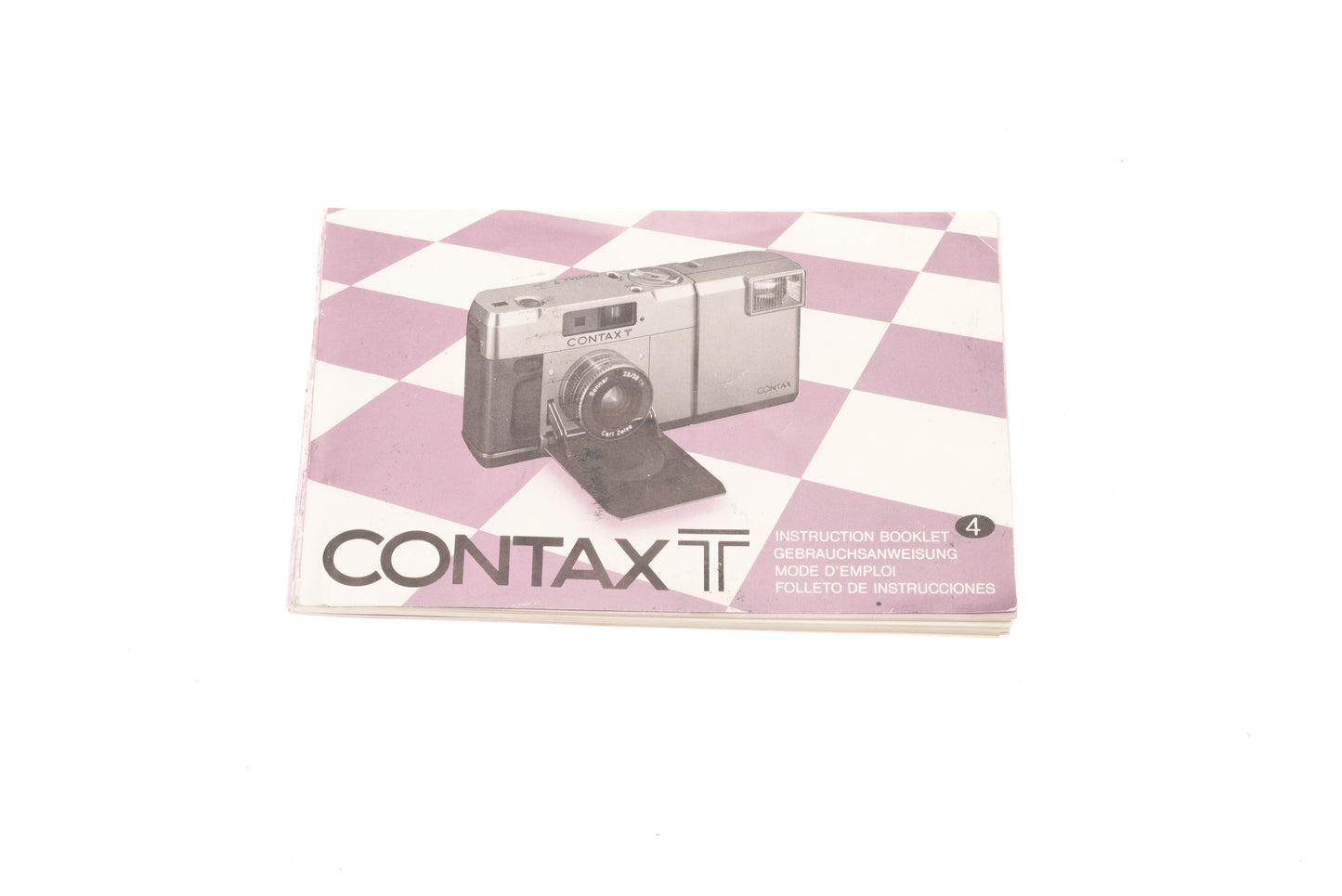 Contax T Instructions - Accessory