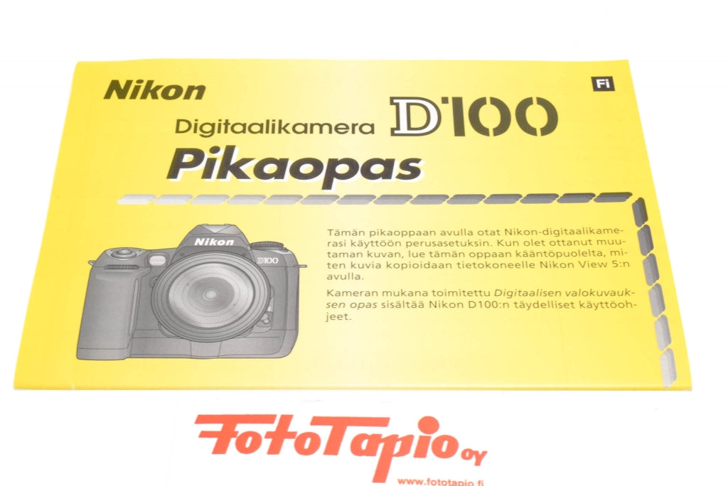 Nikon D100 Pikaopas