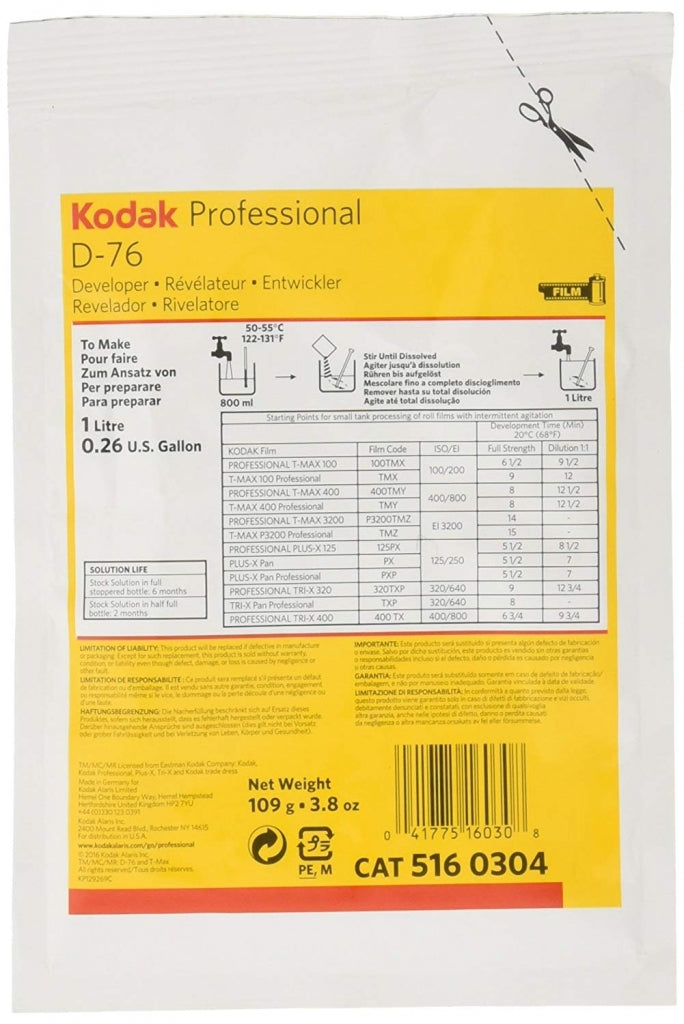 Kodak D-76 Film Developer 1L