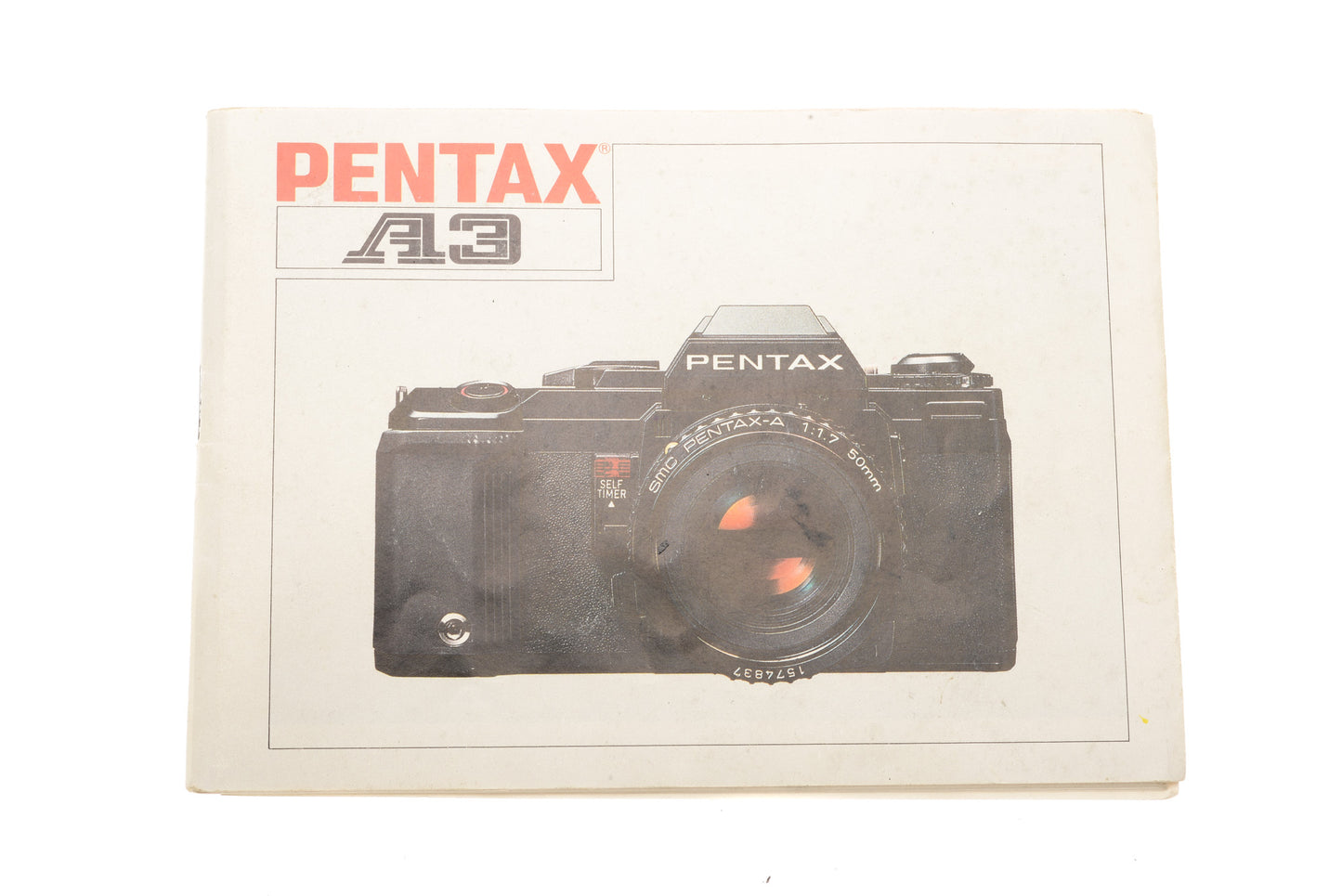 Pentax A3 Instruction Manual