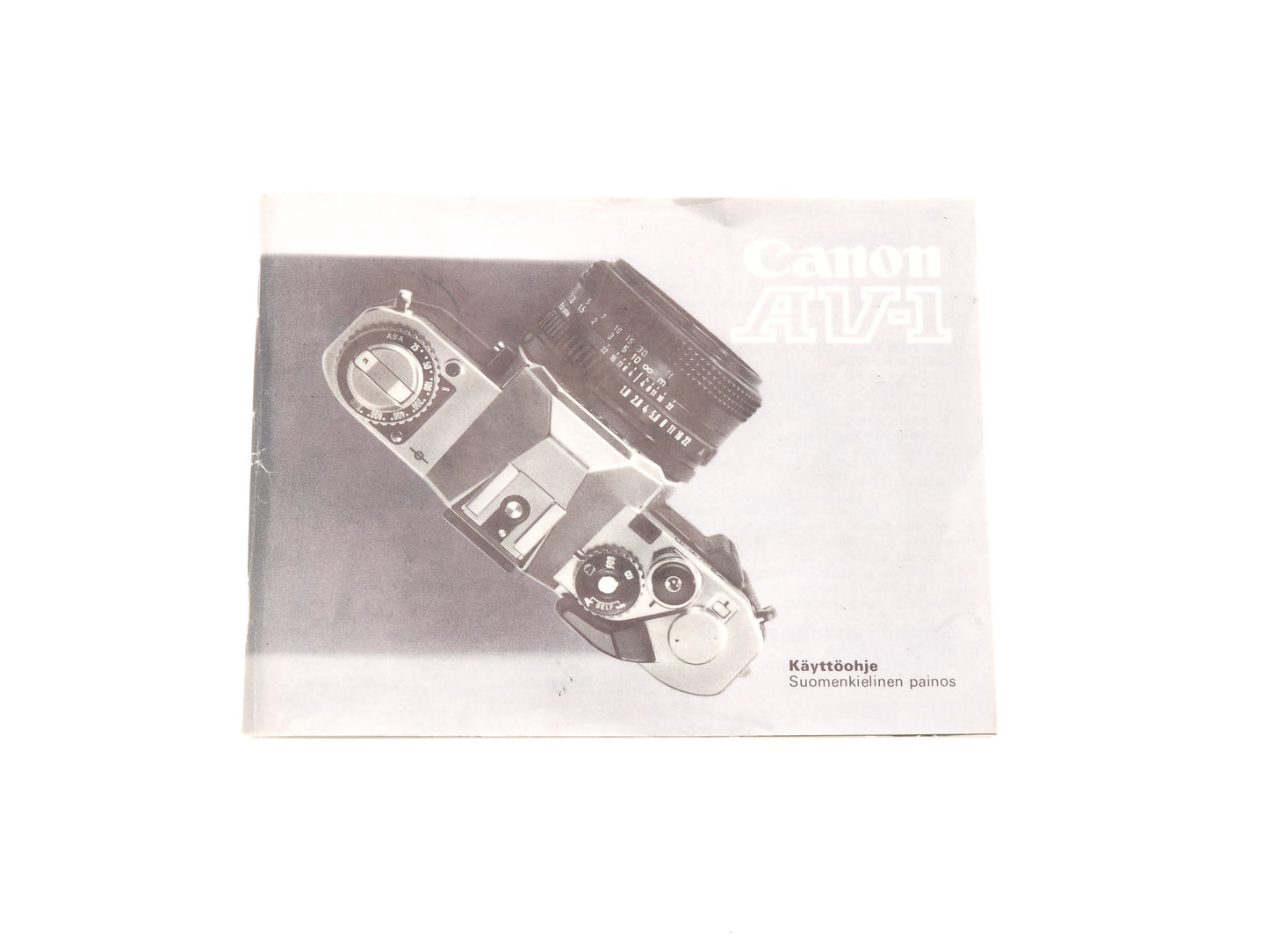 Canon AV-1 Instruction Manual