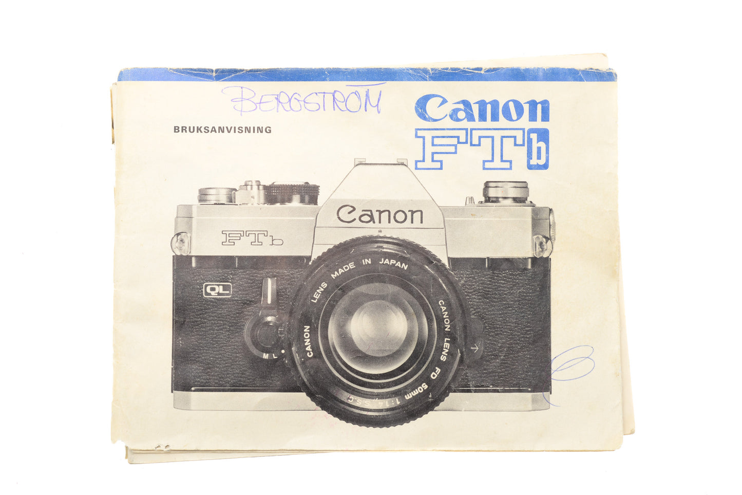 Canon FTb Instructions