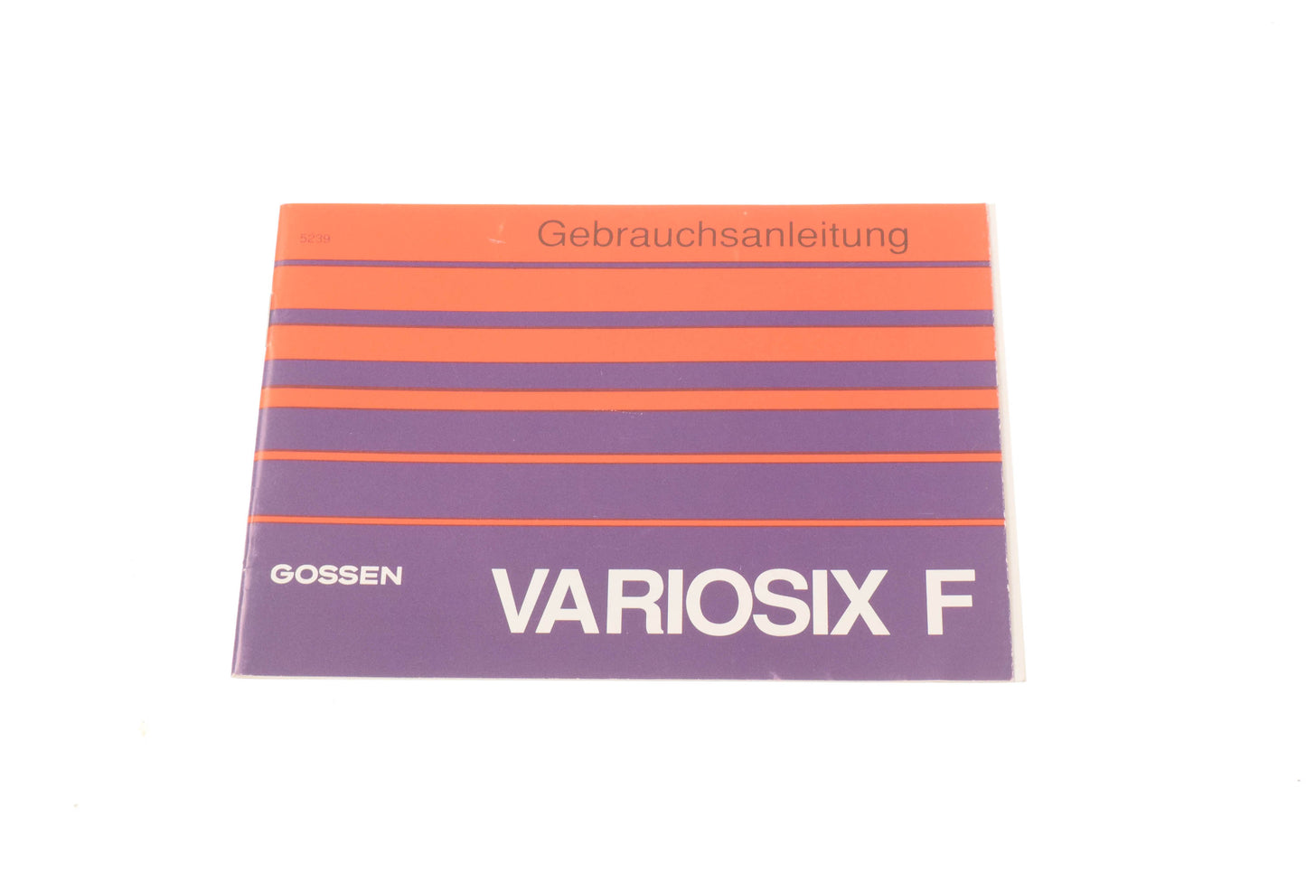 Gossen Variosix F Instructions