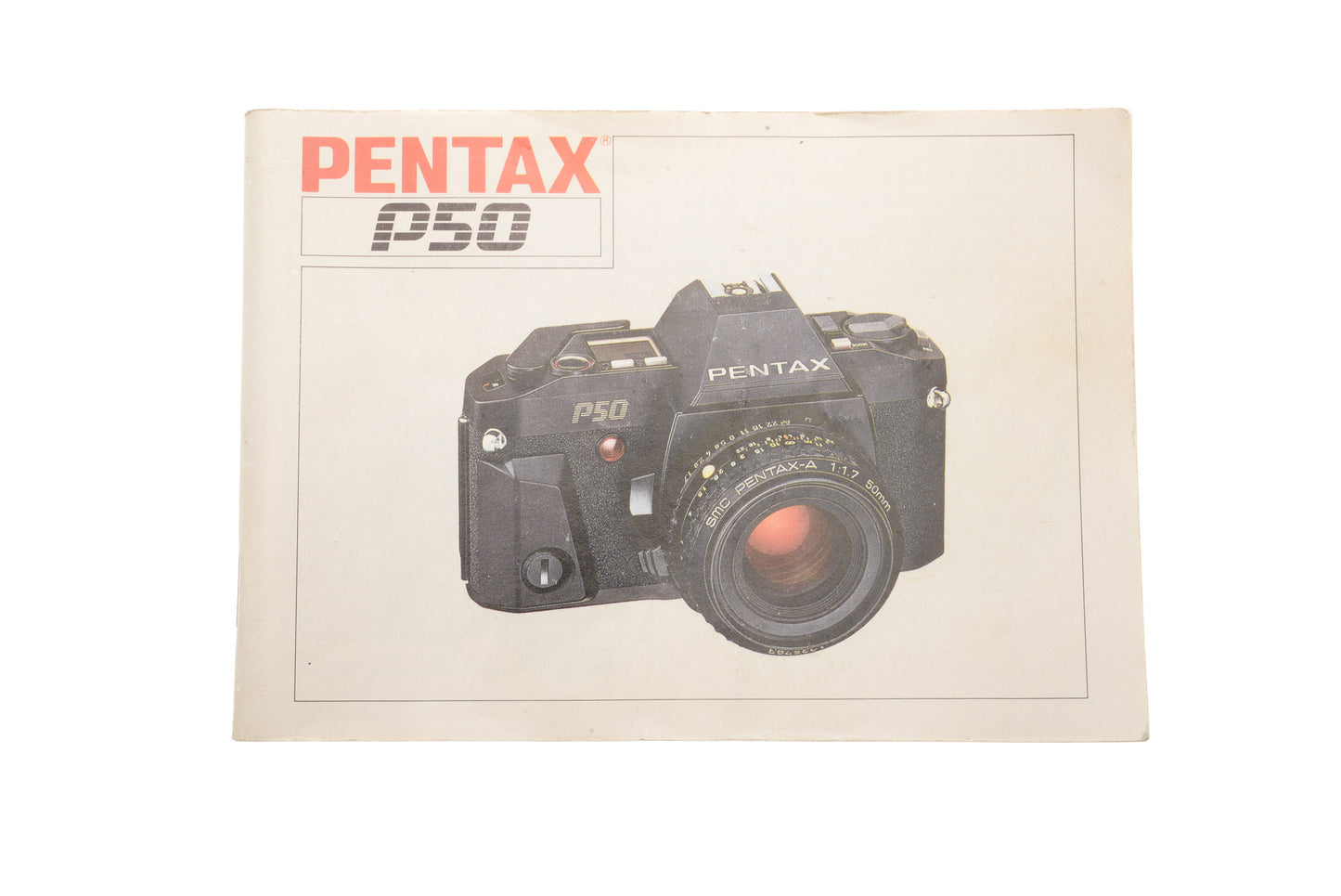Pentax P50 Instructions