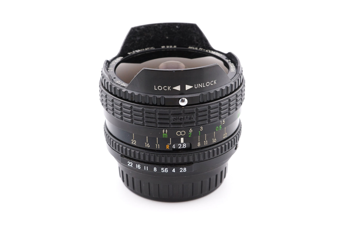 Sigma 16mm f2.8 Filtermatic Fisheye Multi-Coated - Lens