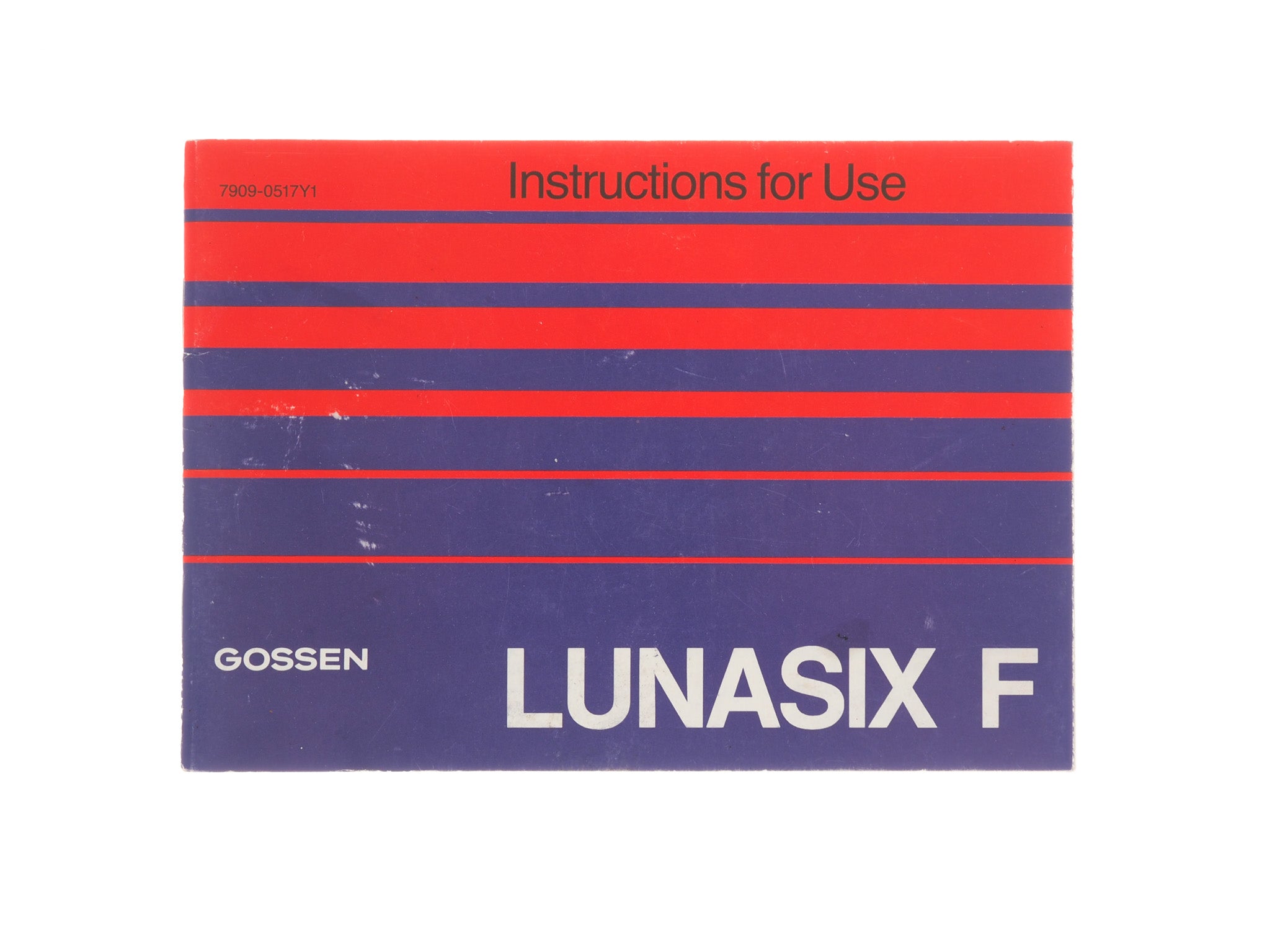 Gossen Lunasix F Instructions - Accessory – Kamerastore