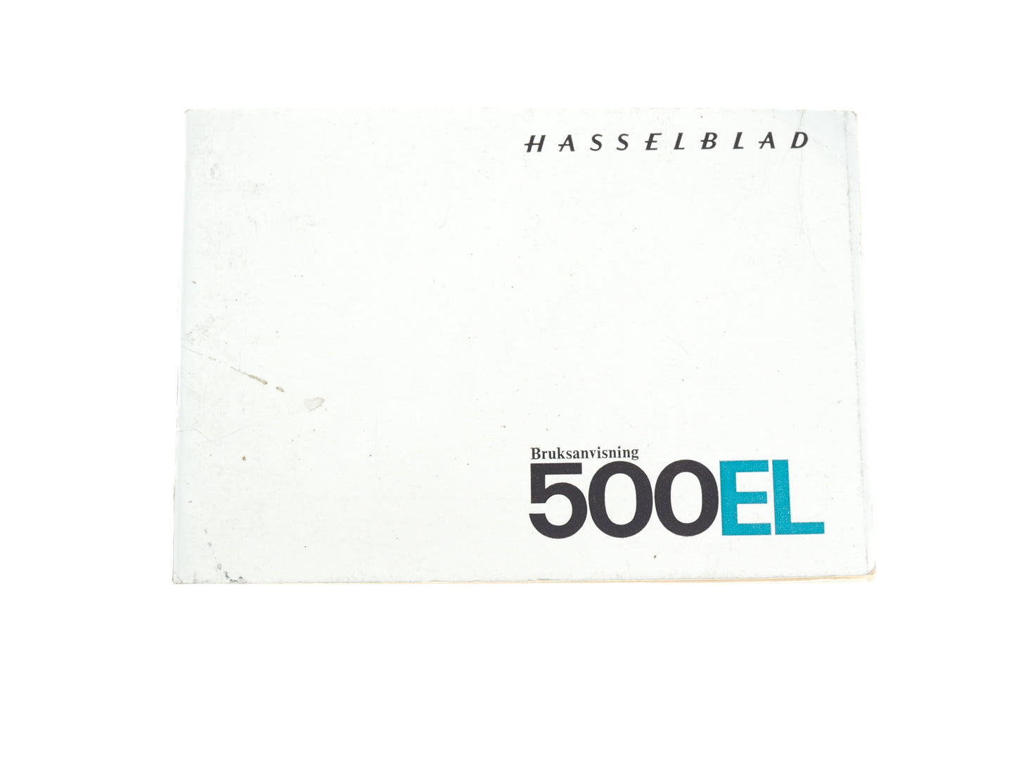 Hasselblad 500EL Instructions - Accessory