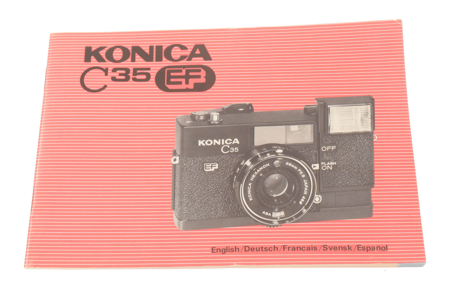 Konica C35 EF Instructions