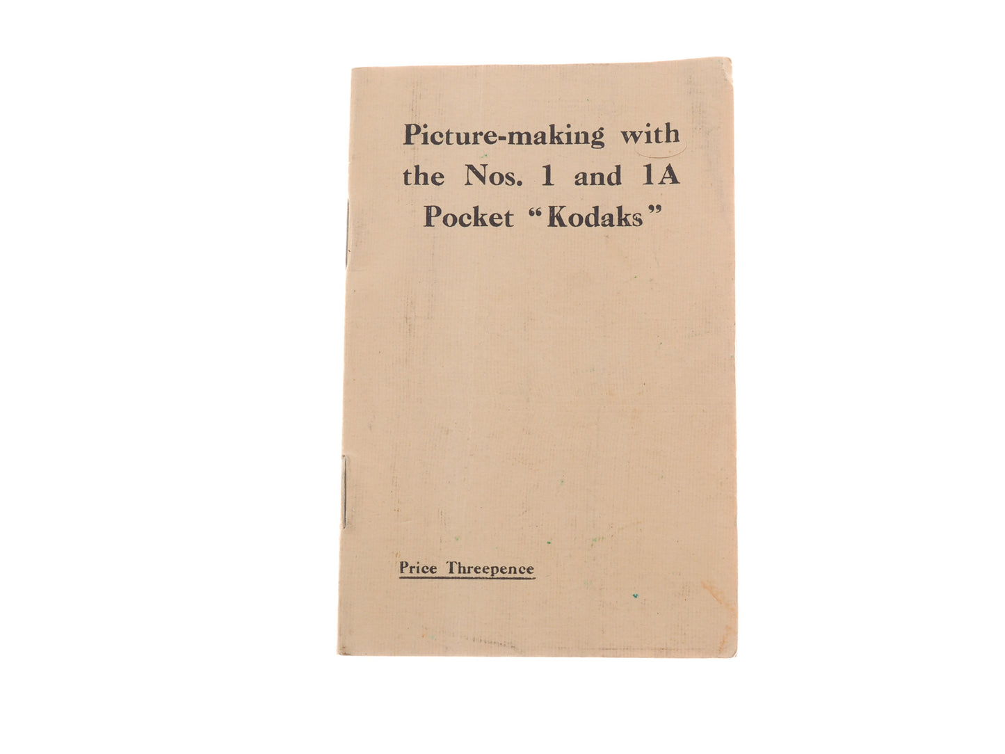 Kodak Picture-Making with the Nos. 1 and 1A Pocket "Kodaks" - Accessory