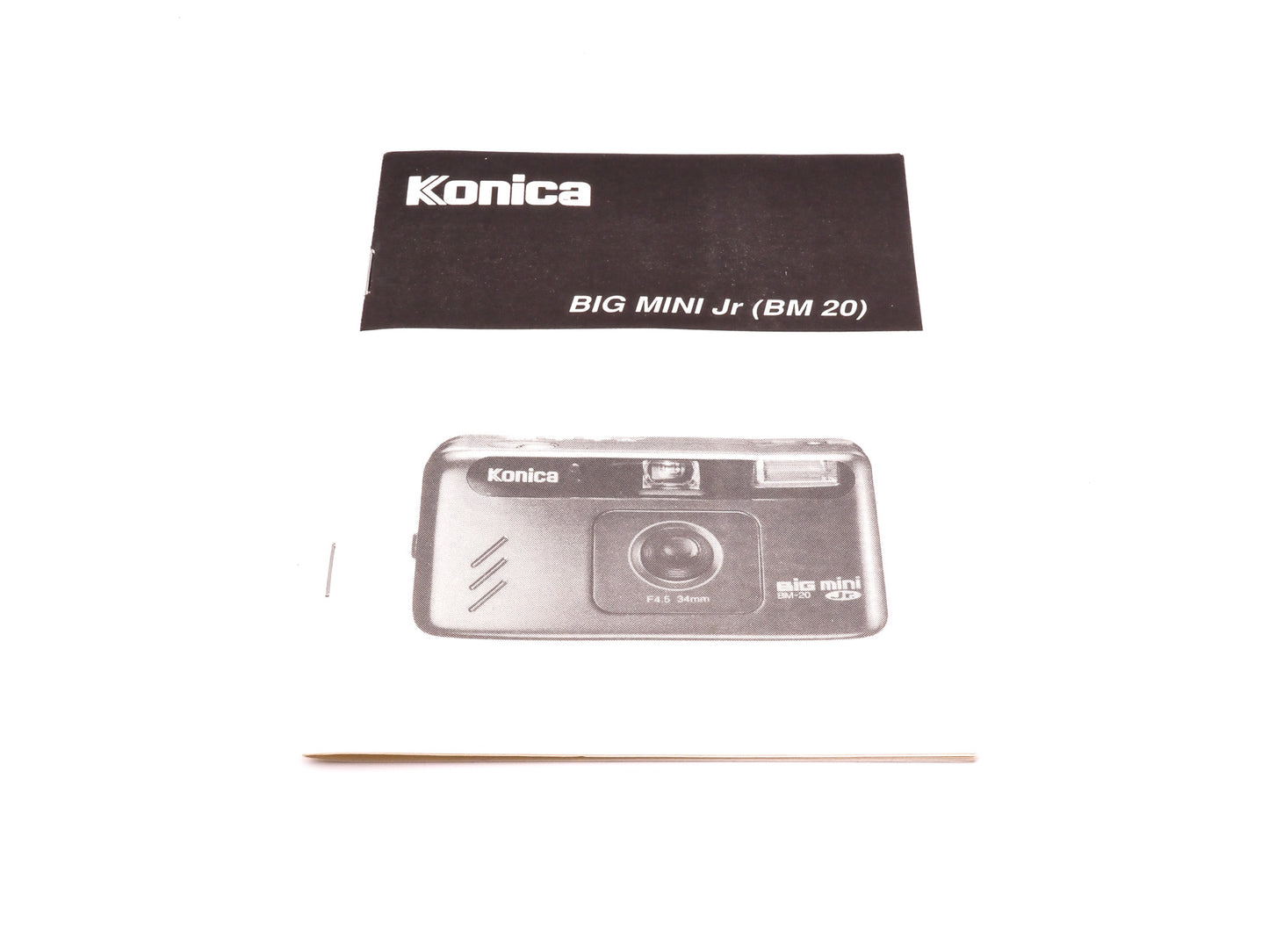 Konica Big Mini Jr. BM-20 Instructions - Accessory