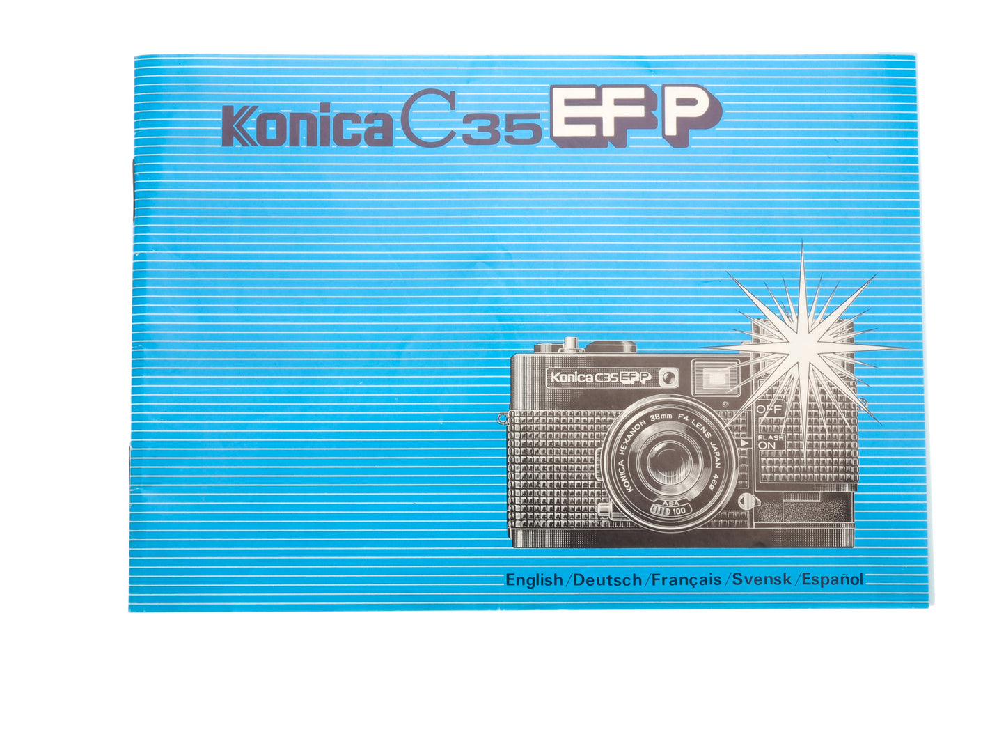 Konica C35 EF P Instructions - Accessory