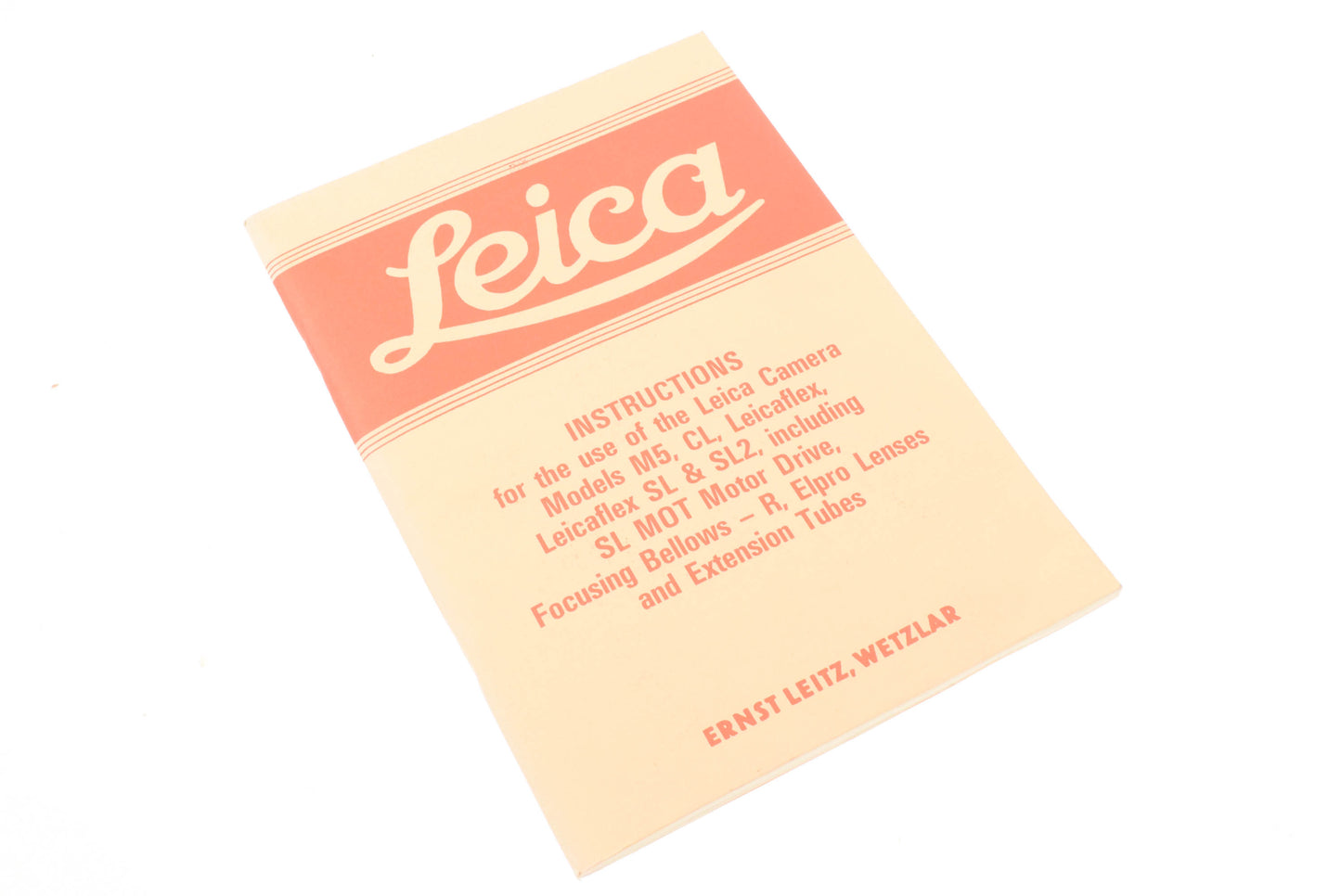 Leica Instructions - Accessory