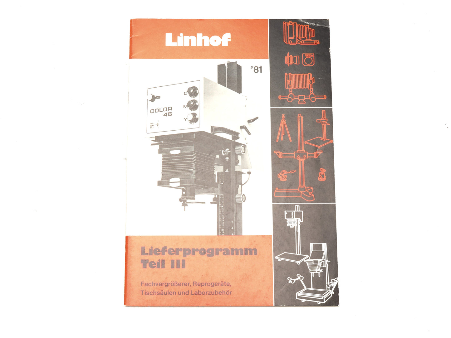 Linhof Lieferprogram Teil III Instructions - Accessory
