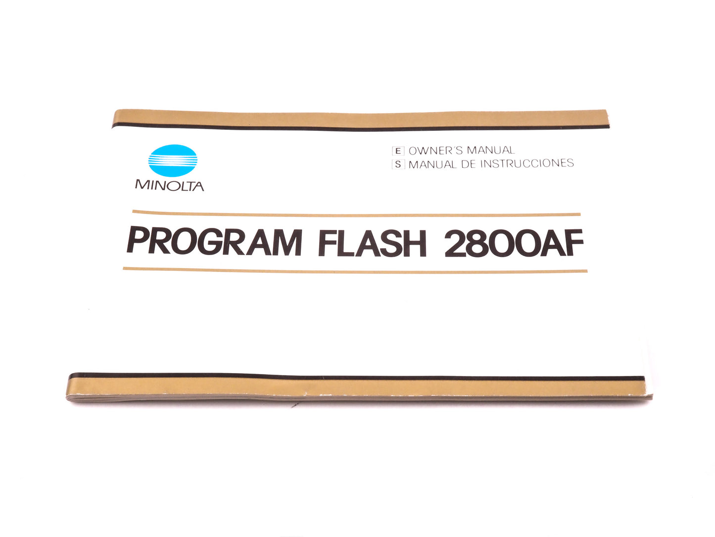 Minolta Program 2800 AF Instructions - Accessory