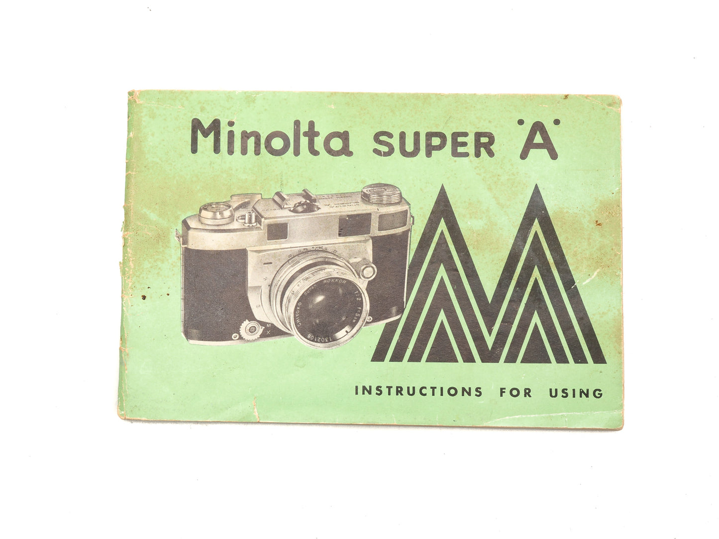 Minolta Super A Instruction Manual - Accessory