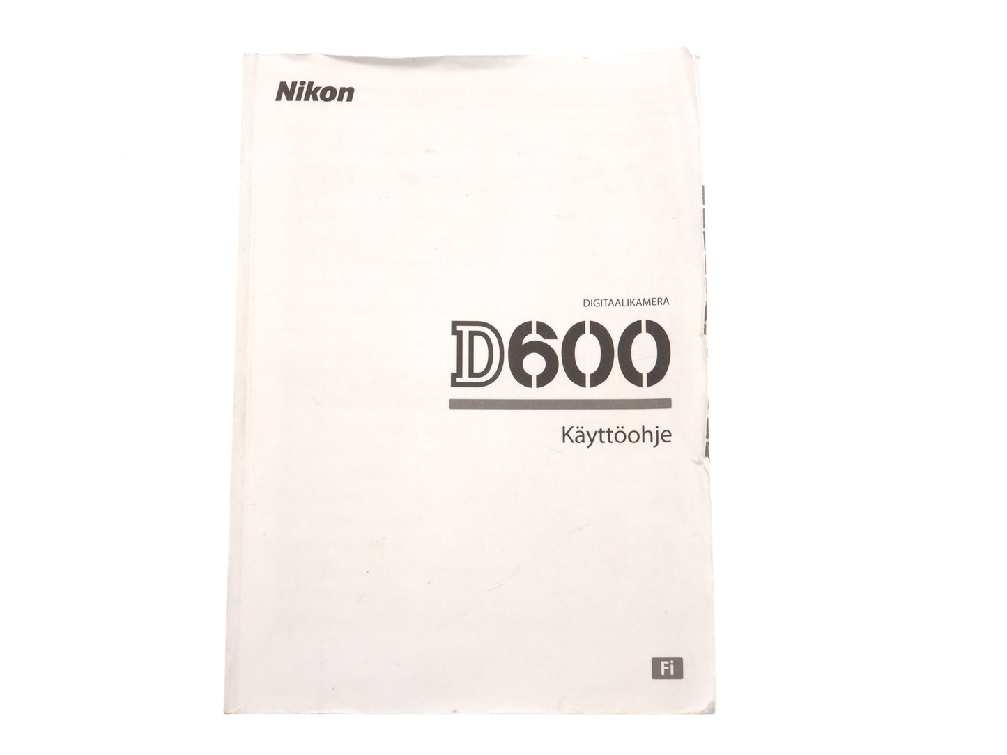 Nikon D600 Instructions - Accessory