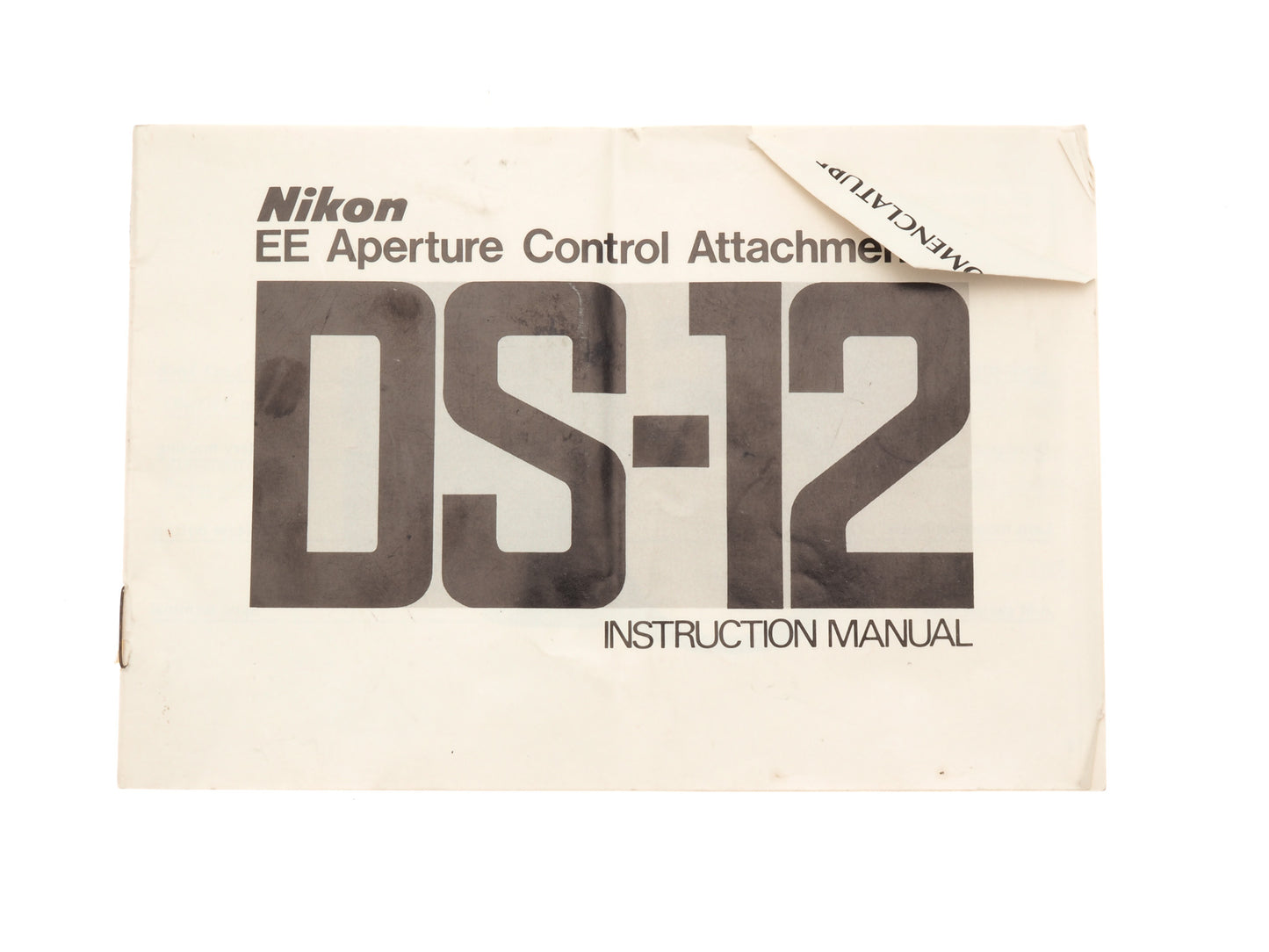 Nikon DS-12 Instruction Manual - Accessory