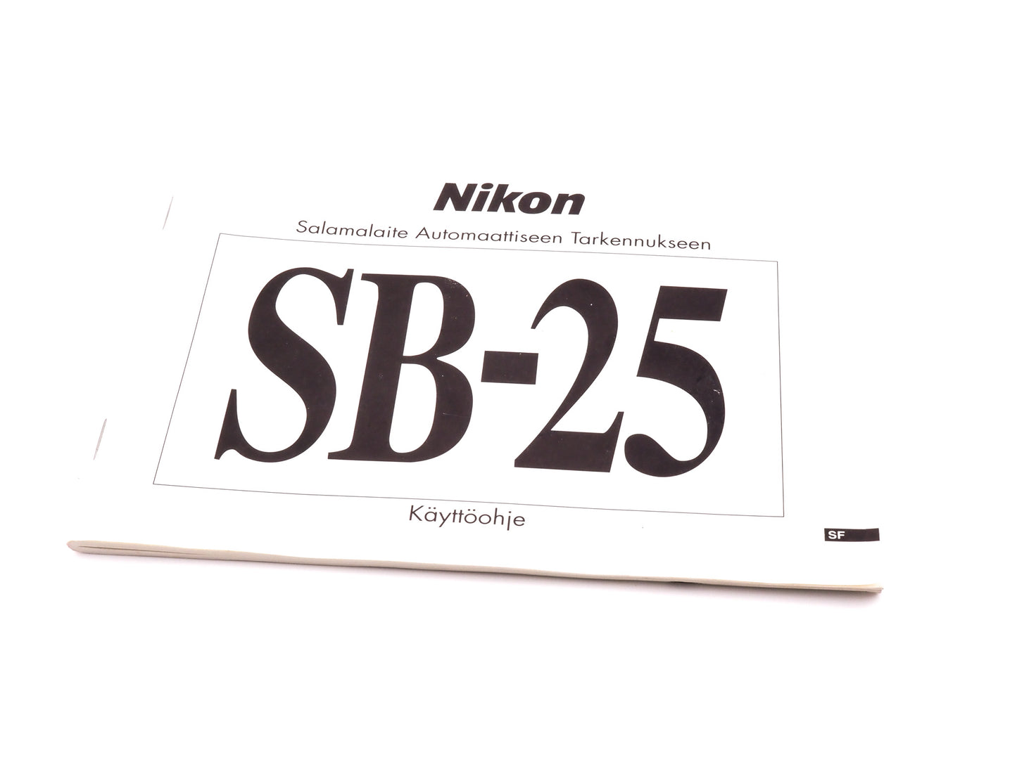 Nikon SB-25 Instructions - Accessory