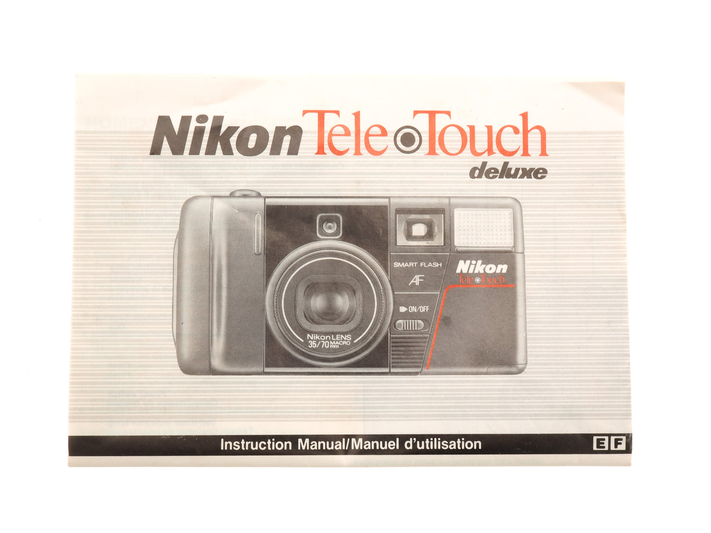 Nikon Tele Touch Deluxe Instructions - Accessory