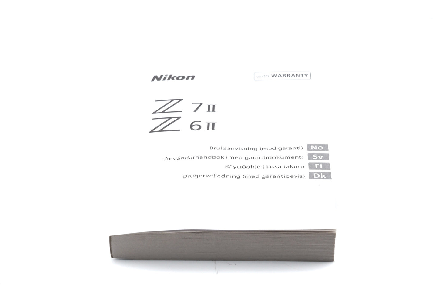 Nikon Z6 II/Z7 II Instructions - Accessory