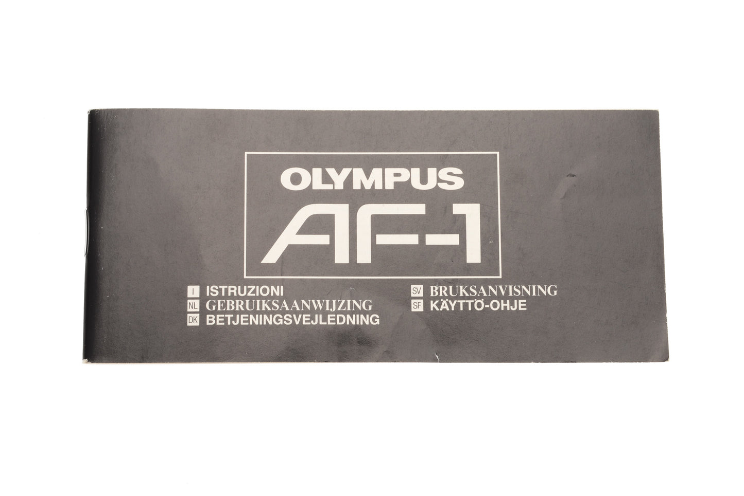 Olympus AF-1 Instructions - Accessory