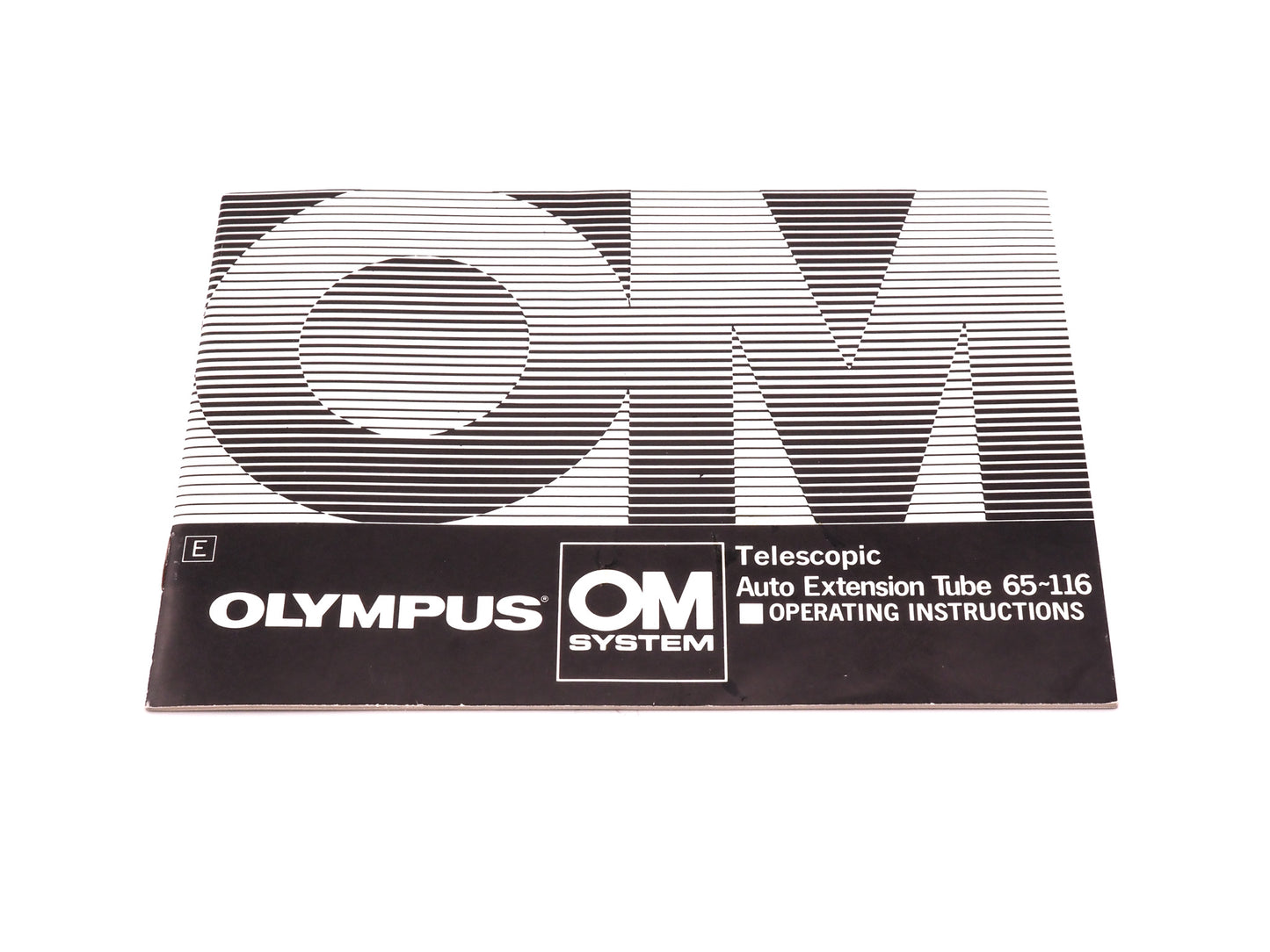 Olympus OM Telescopic Auto Tube 65-116 Instructions - Accessory