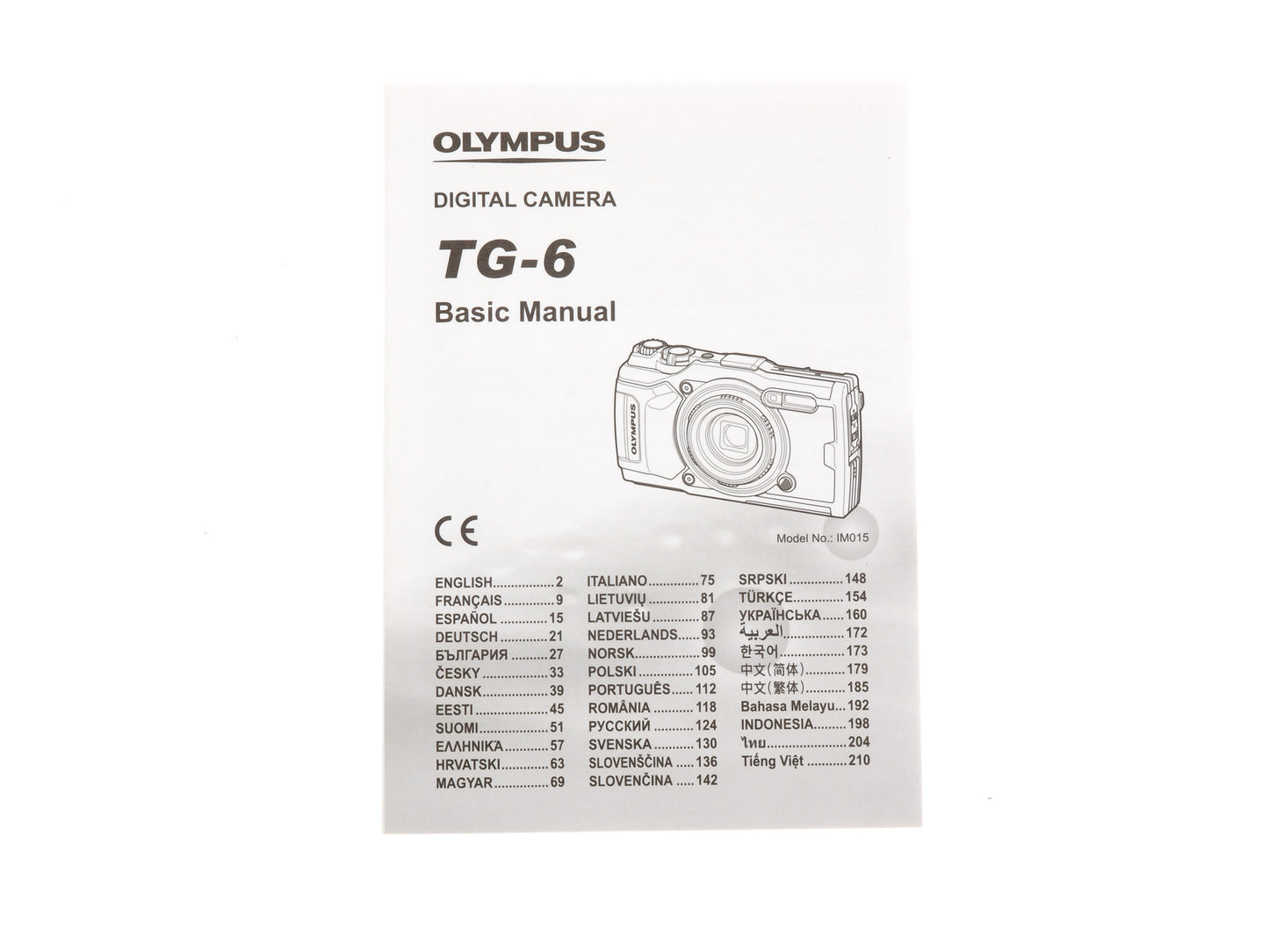 Olympus TG-6 Instructions - Accessory