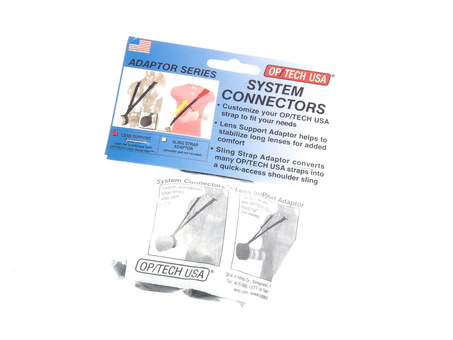 OP/TECH USA Lens Support Adaptor System Connector - Accessory