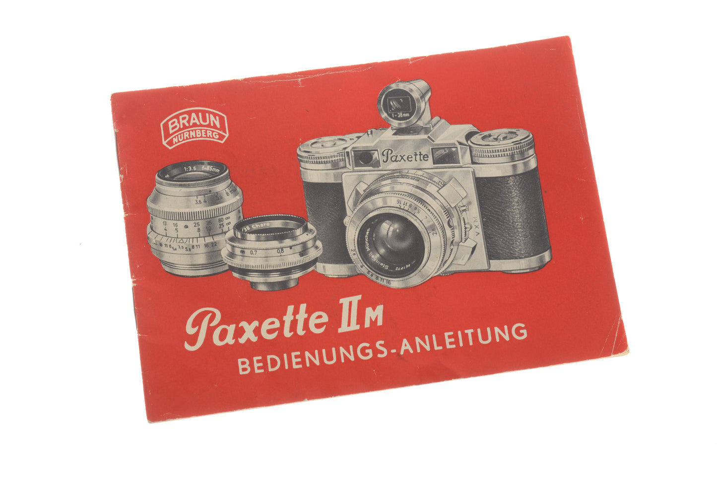 Braun Paxette II M Bedienungs - Anleitung - Accessory