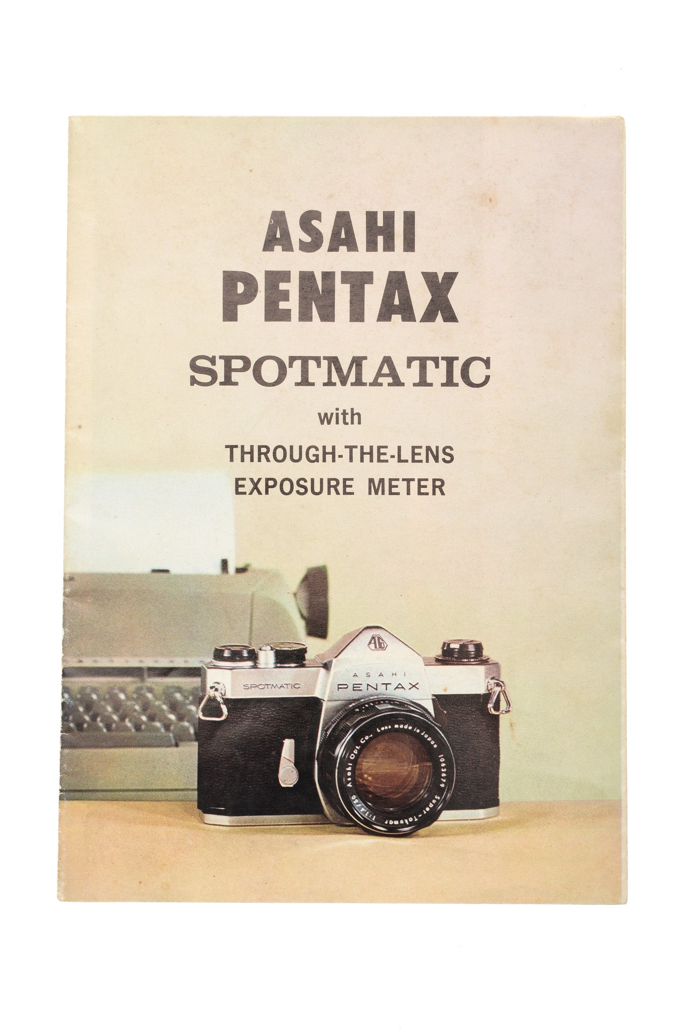 Pentax Spotmatic with Through-The-Lens Exposure Meter Booklet - Accessory