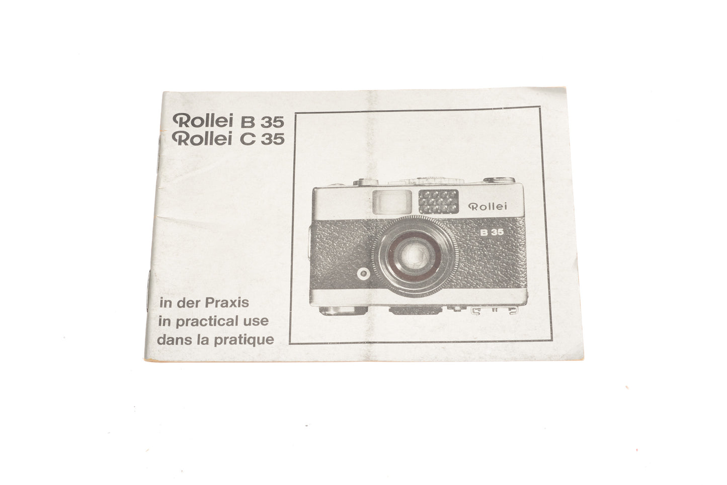 Rollei B 35/C 35 Instructions - Accessory