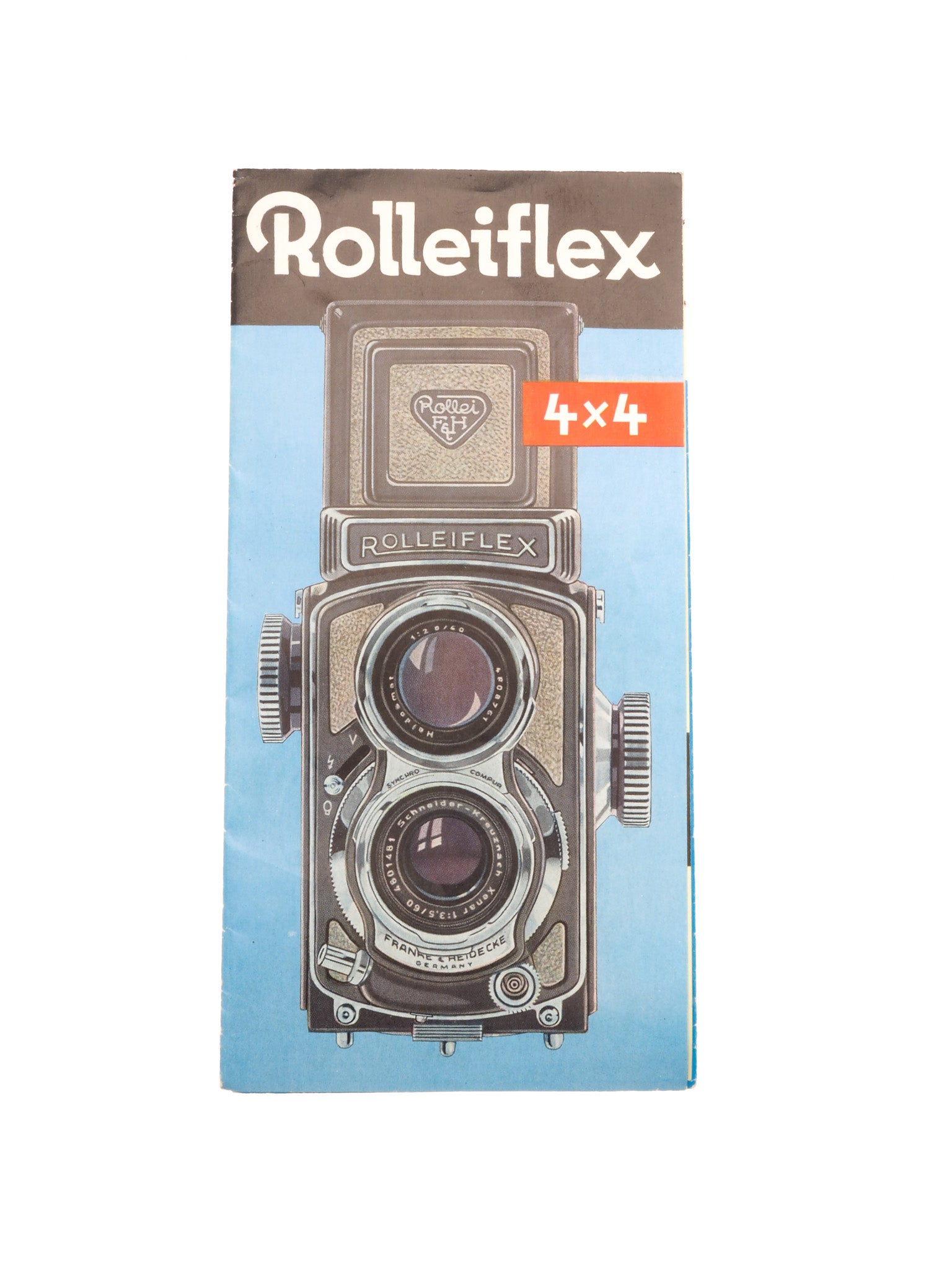 Manuel D’instructions Rollei Rolleiflex 3003 – 52 Pages – Version Allemande
