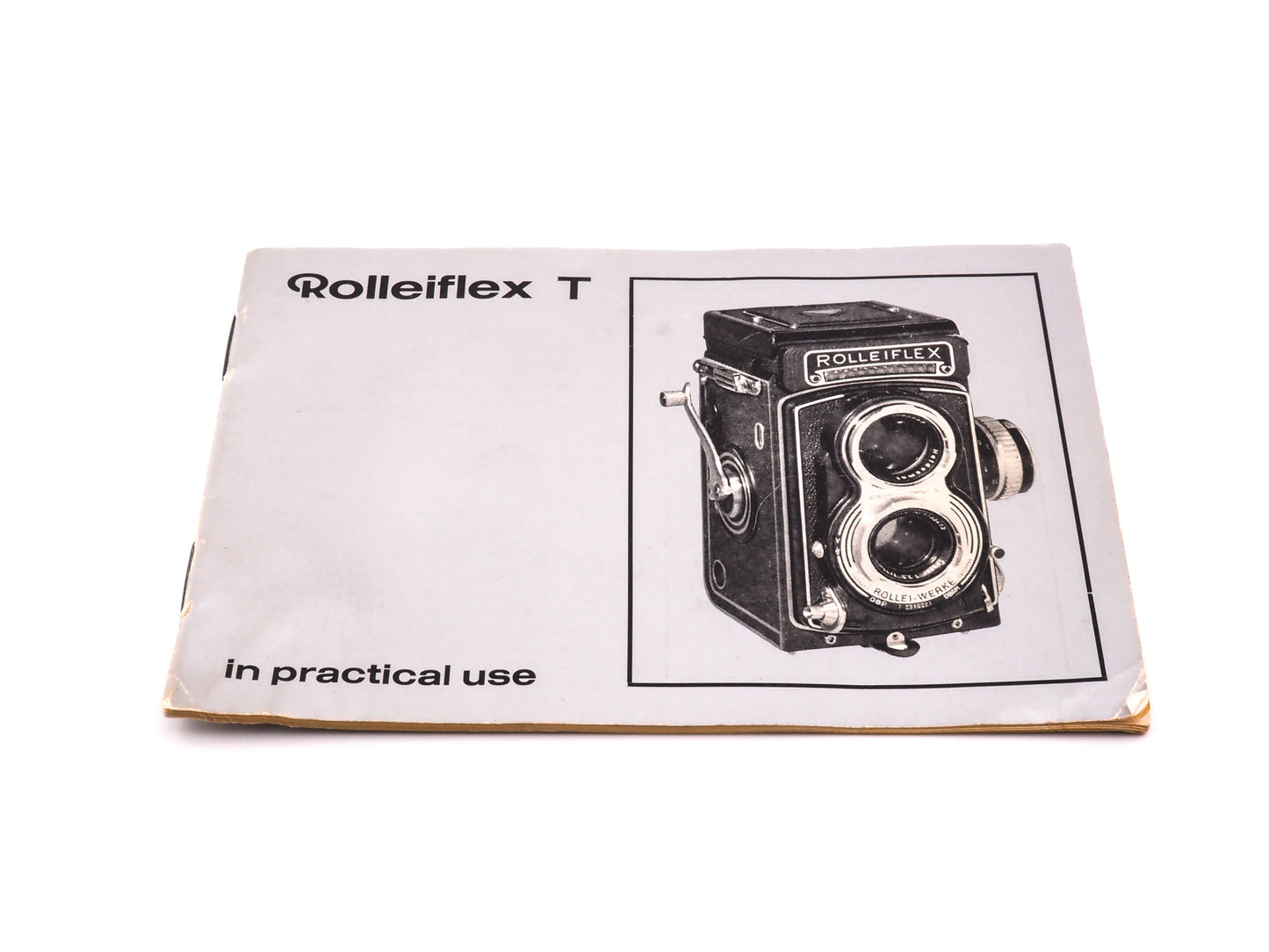 Rollei Rolleiflex T Instructions - Accessory