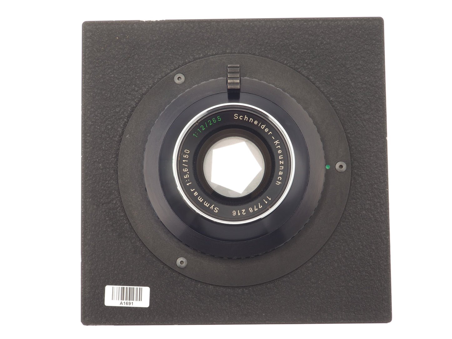 Schneider-Kreuznach 150mm f5.6 Symmar (Sinar DB) - Lens